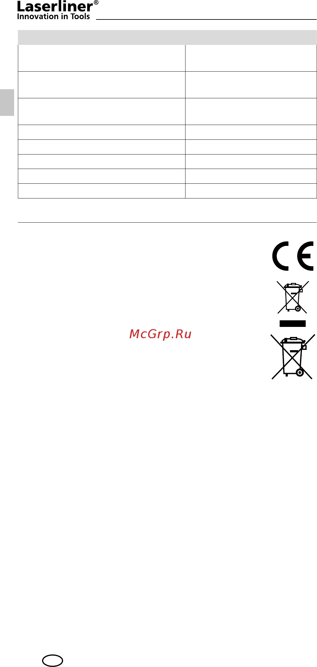 Laserliner ClimaPilot 082.034A Инструкция по эксплуатации онлайн [10/68] 479374
