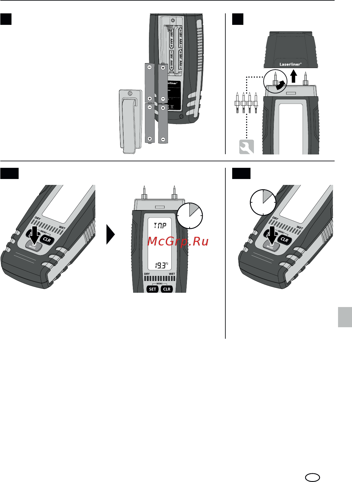 Laserliner DampMaster Compact Plus 082.321A [31/88] Dampmaster compact