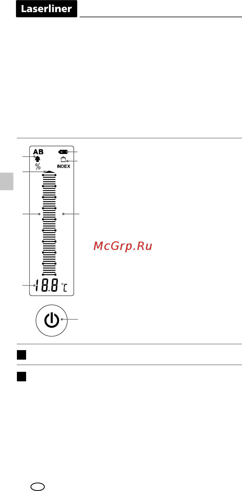 Laserliner DampFinder Compact 082.015A Инструкция по эксплуатации онлайн [4/60] 479393