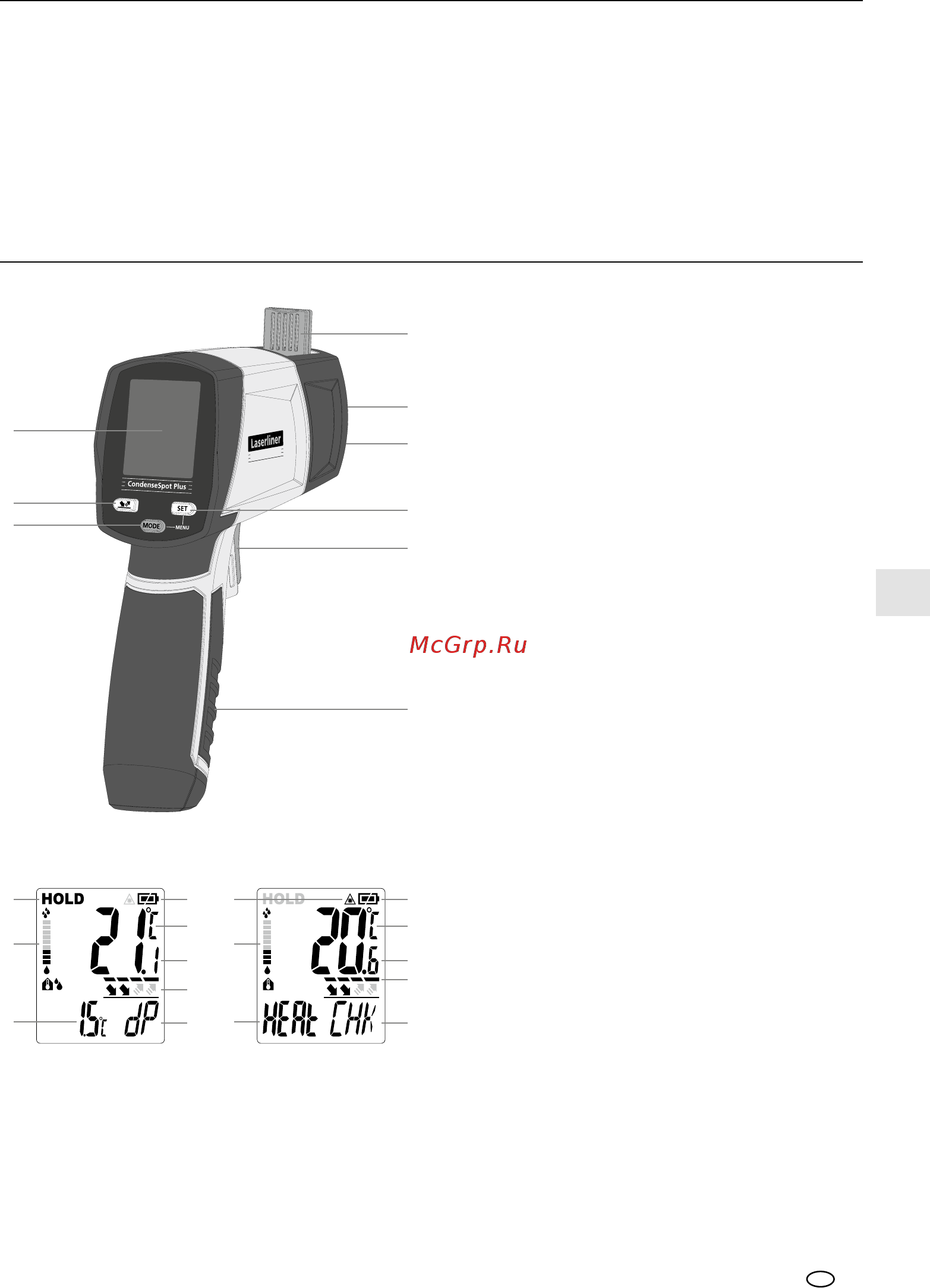 Laserliner CondenseSpot Plus 082.046A [19/68] Condensespot plus