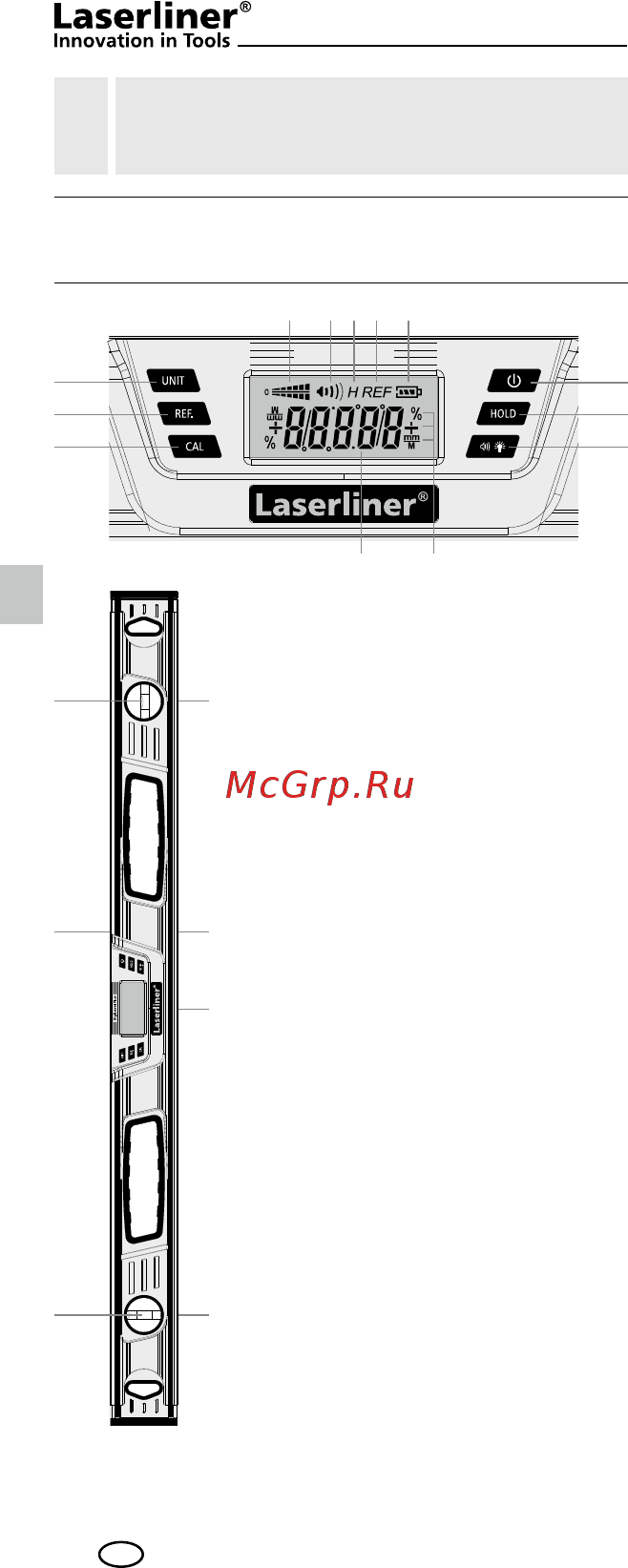 Laserliner DigiLevel Plus 120 081.254A Инструкция по эксплуатации онлайн [34/52] 479406
