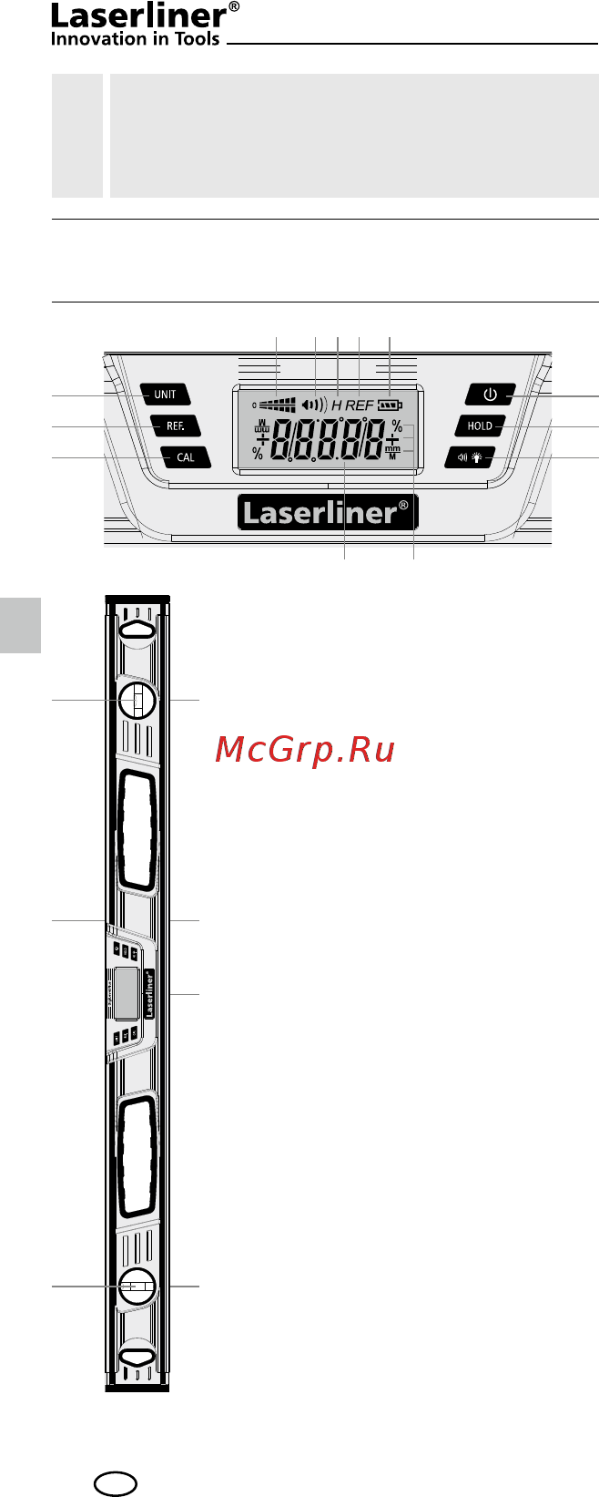 Laserliner DigiLevel Plus 80 081.252A Инструкция по эксплуатации онлайн [38/52] 479404