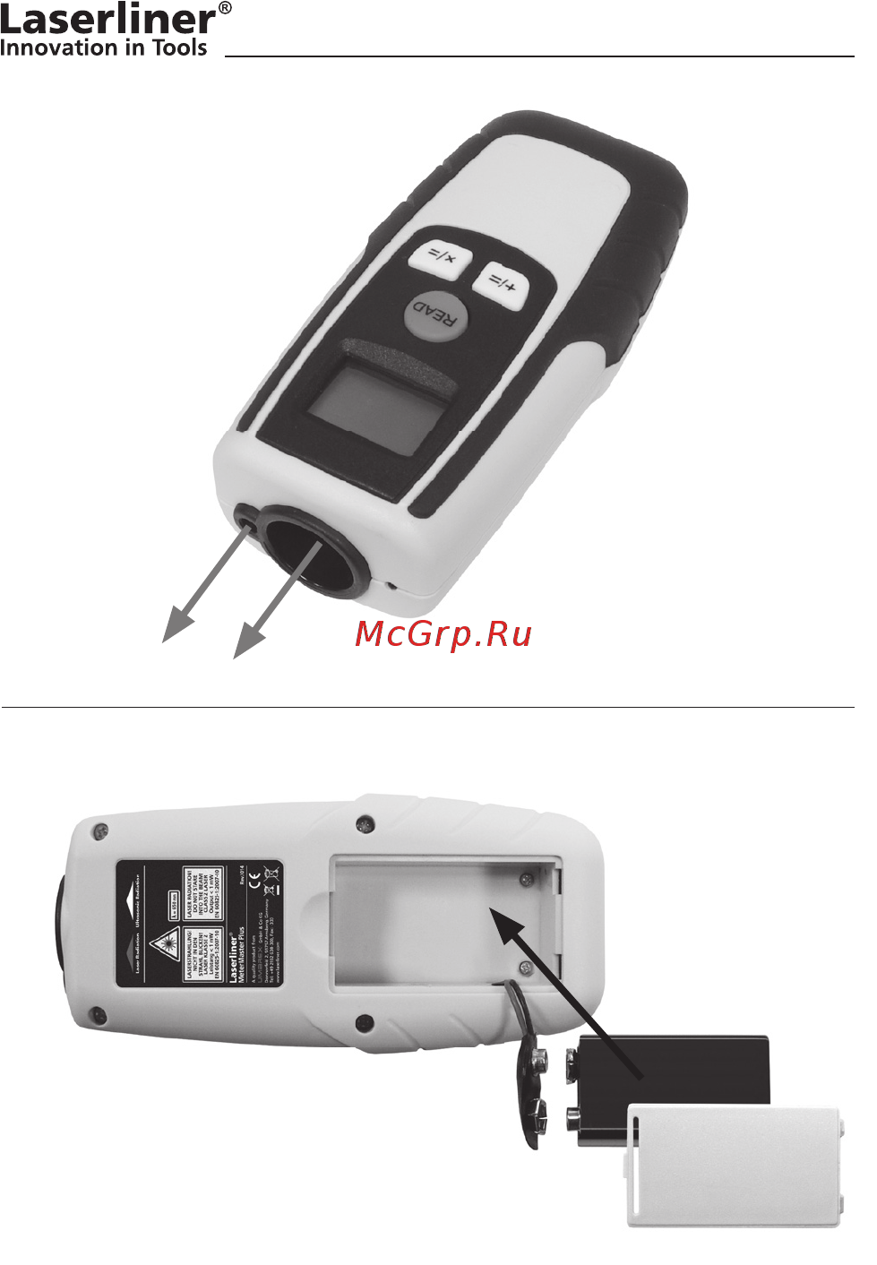 Laserliner MeterMasterPlus (0,6 - 13 м) Инструкция по эксплуатации онлайн [2/100] 505968