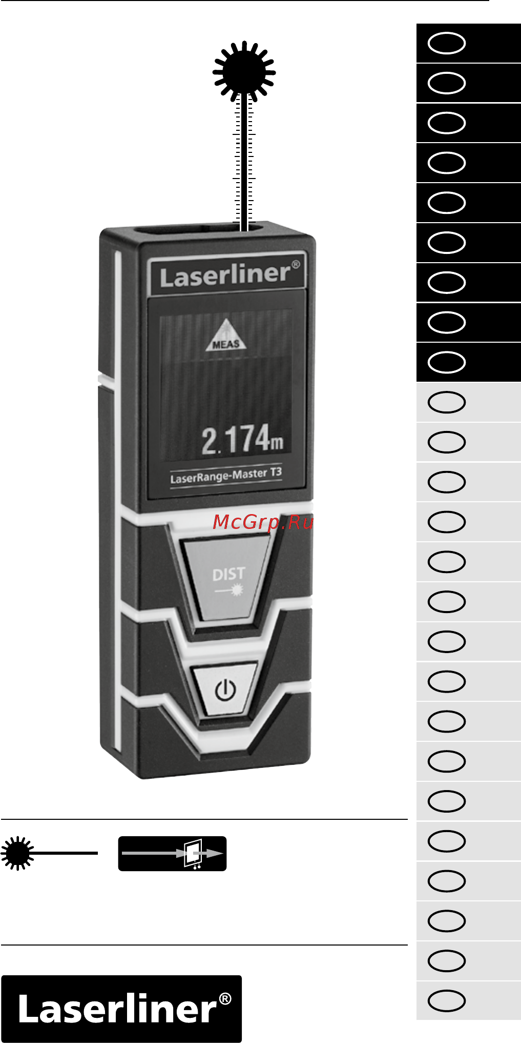 Laserliner LaserRange-MasterT3 Инструкция по эксплуатации онлайн