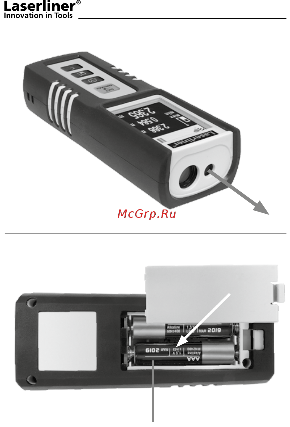 Laserliner DistanceMaster Compact 080.936A Инструкция по эксплуатации онлайн [2/56] 479414
