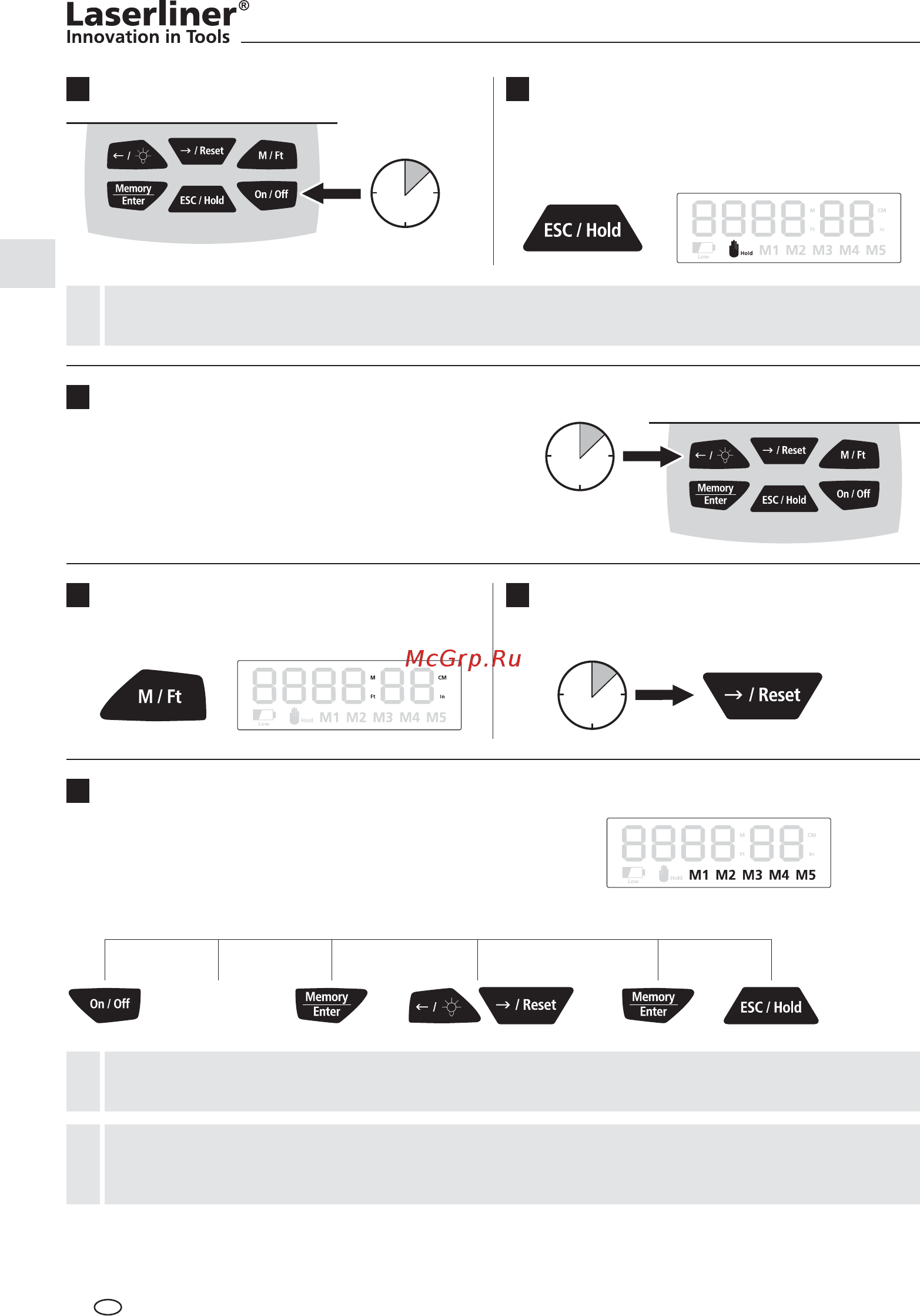 Laserliner RollPilot D12 075.006A [12/68] Displaybelysning