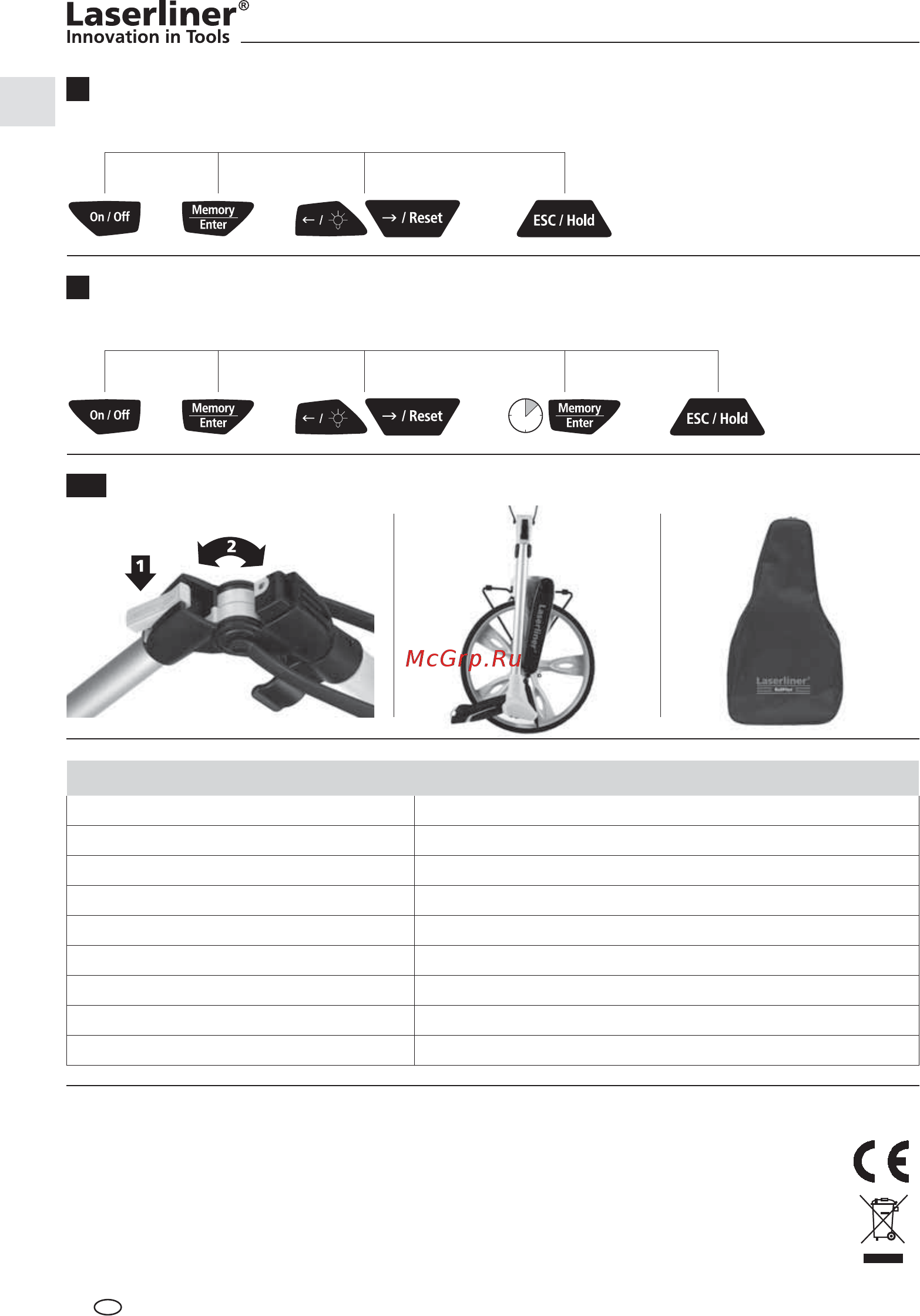 Laserliner RollPilot D12 075.006A [4/68] Messwerte anzeigen