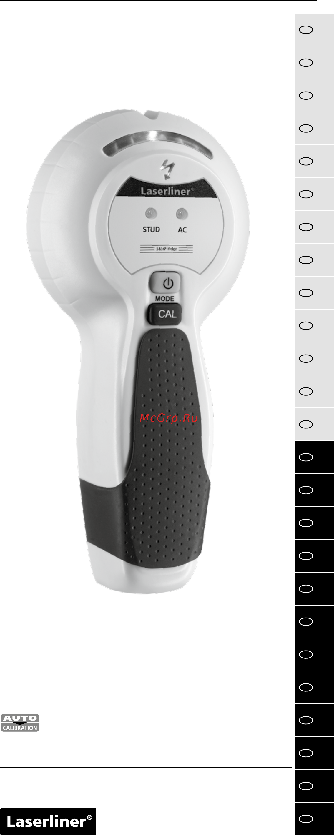 Laserliner StarFinder 080.969A Инструкция по эксплуатации онлайн
