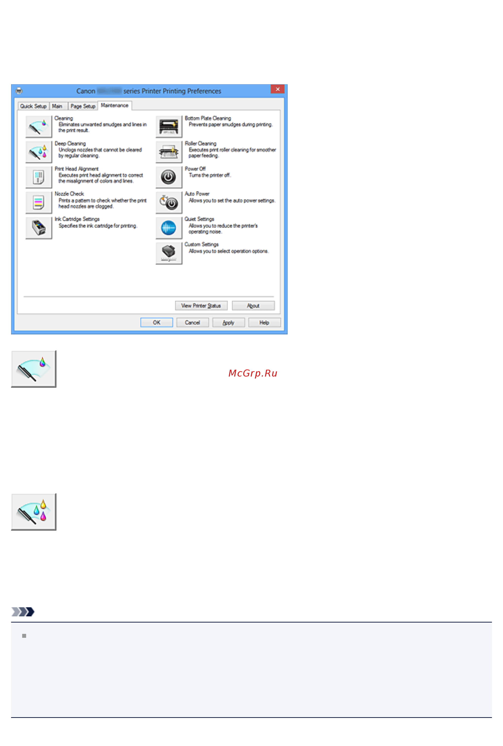 Canon PIXMA  MG2545 [407/638] Примечание
