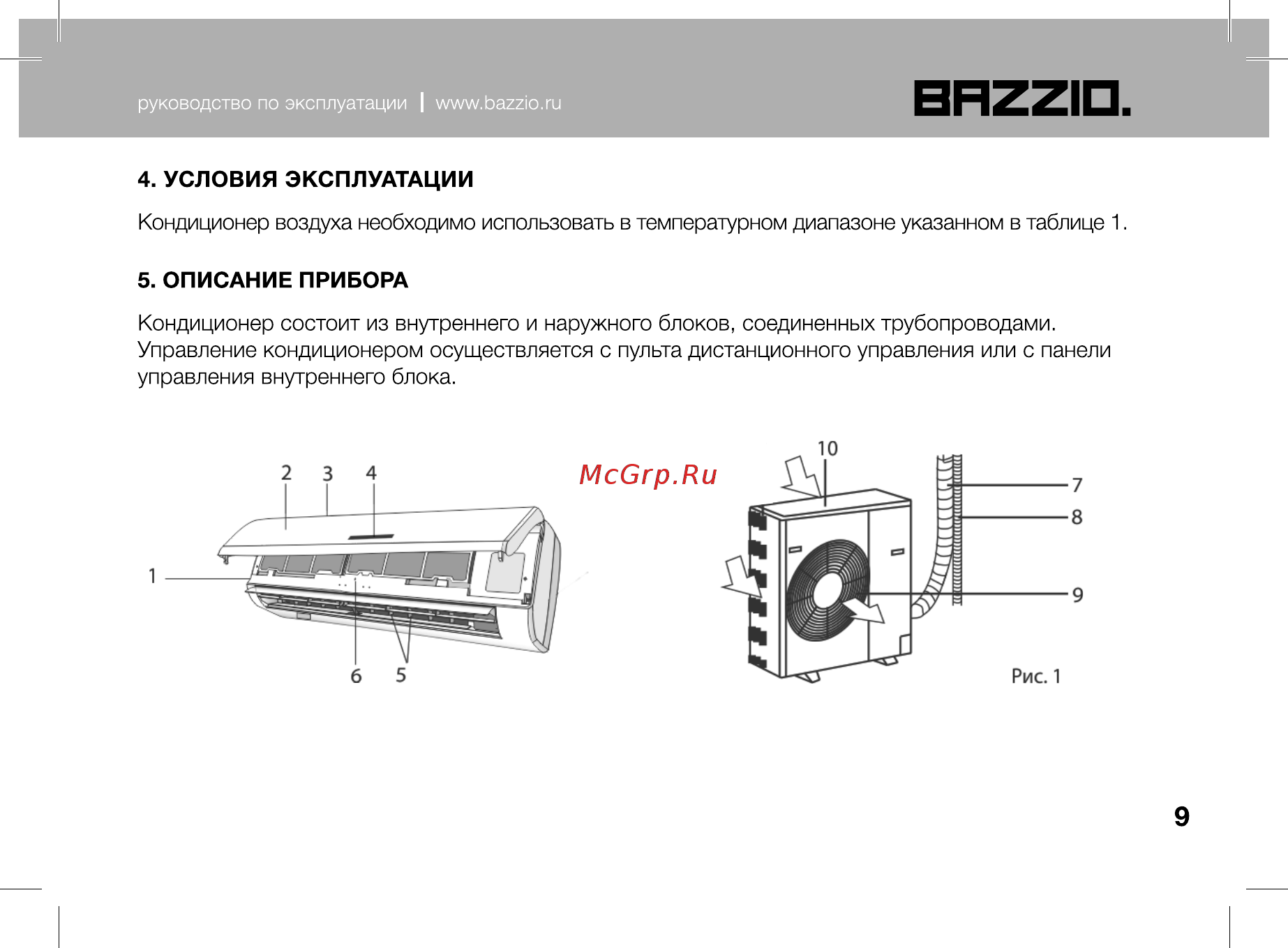 Bazzio ABZ KM2 07H Инструкция по эксплуатации онлайн [9/28] 479491