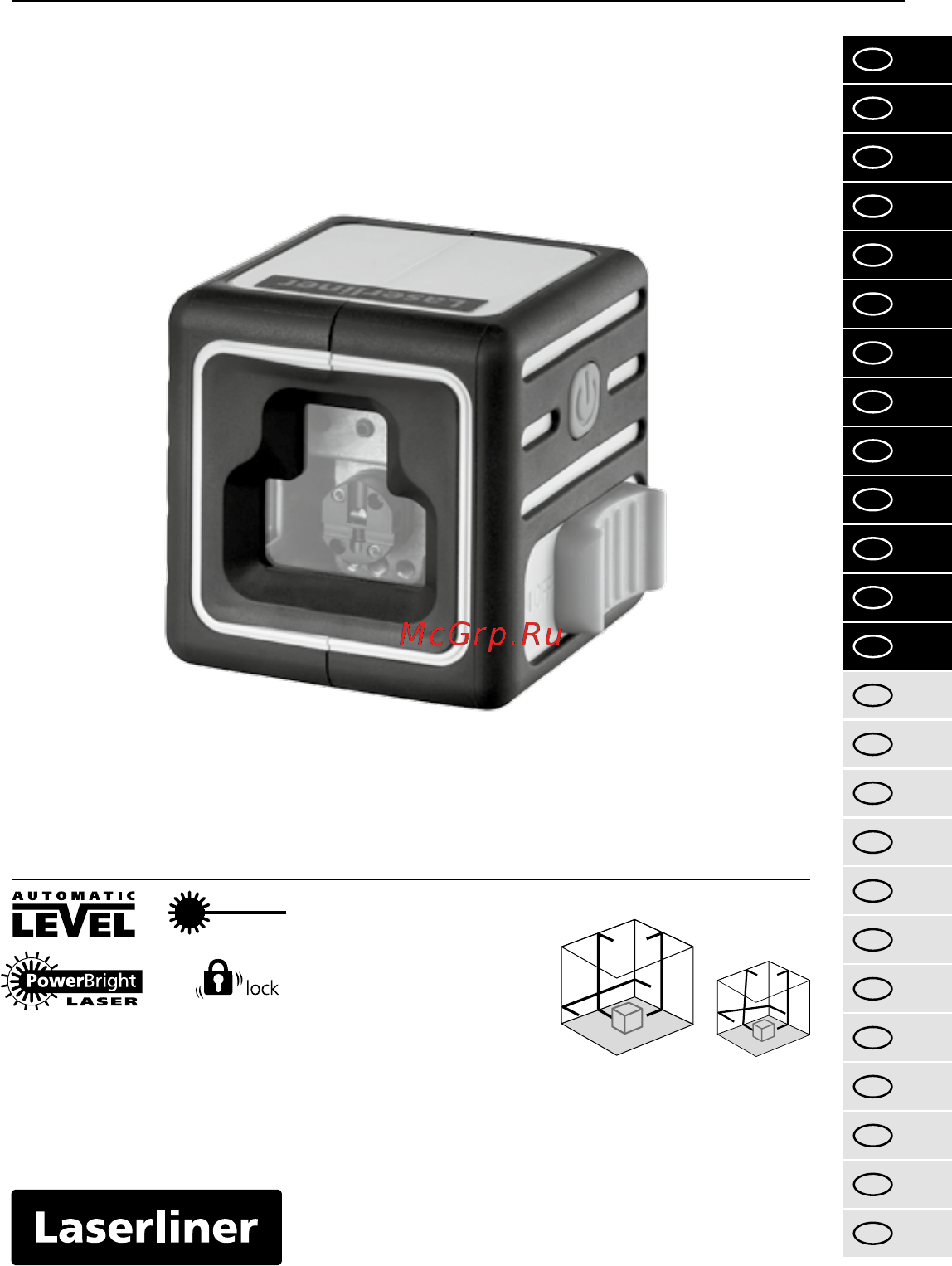 Laserliner CompactCube-Laser 3 Руководство по эксплуатации онлайн