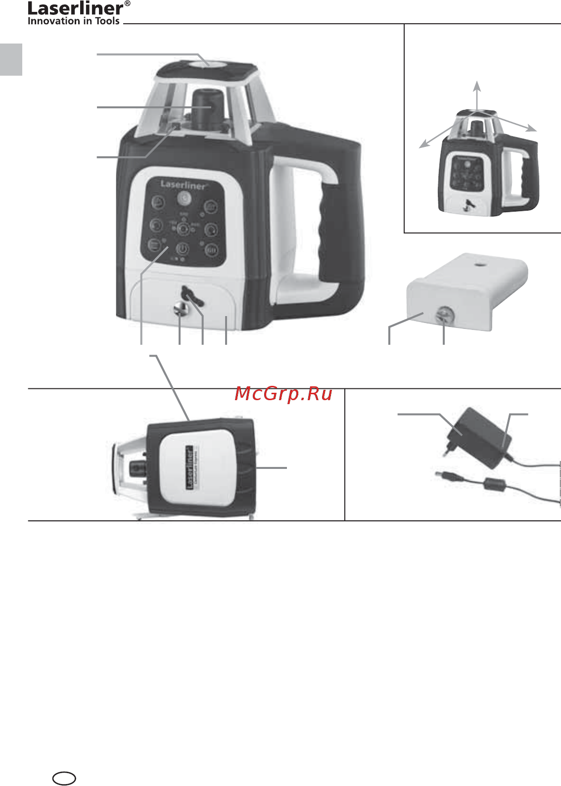 Laserliner Centurium Express 410 S 056.100L [6/136] D f g h e e