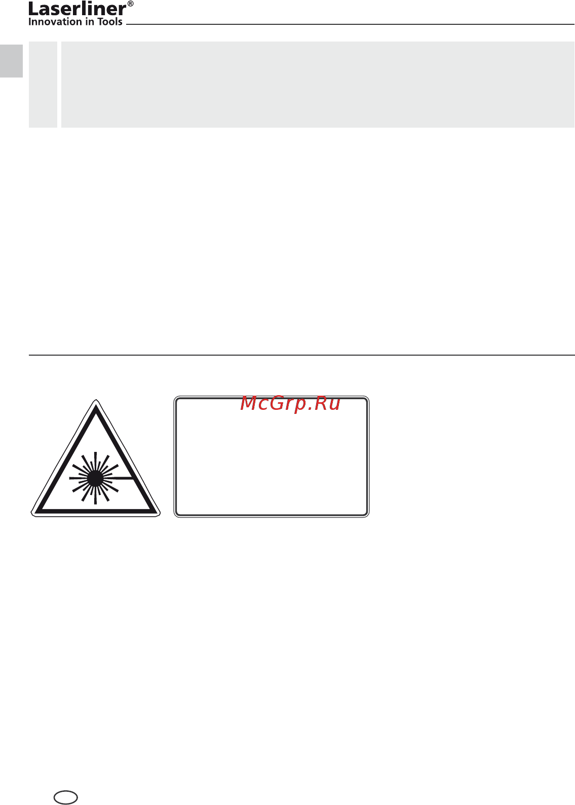 Laserliner Quadrum 410 S 053.00.07A [2/136] Allgemeine sicherheitshinweise