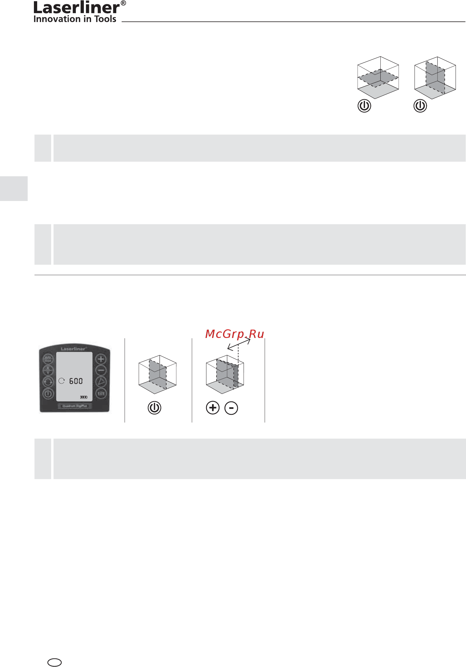Laserliner Quadrum DigiPlus 410 S 053.300A [62/244] Nivelación horizontal y vertical