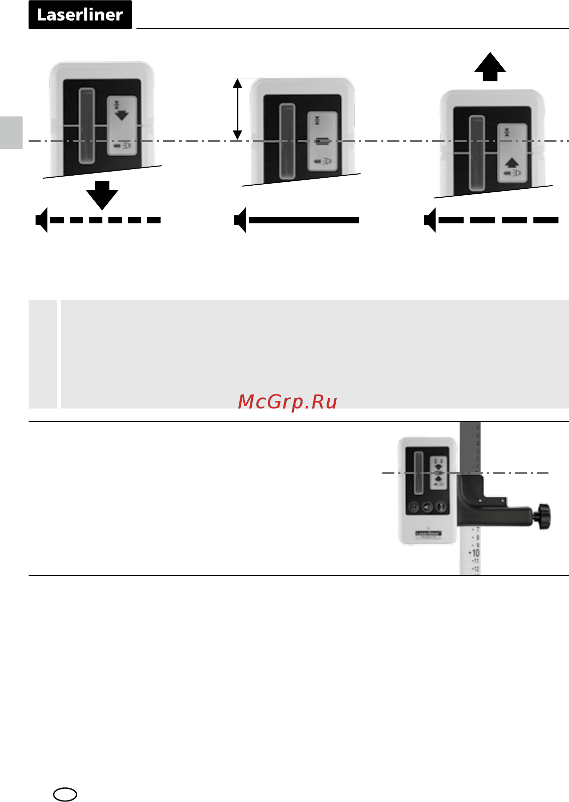 Laserliner 028.66 [12/48] Gevaar door krachtige magnetische velden