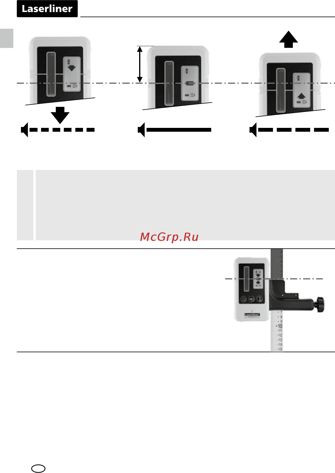 Laserliner SensoLite 110 Set 028.65 [4/48] Gefährdung durch starke magnetfelder