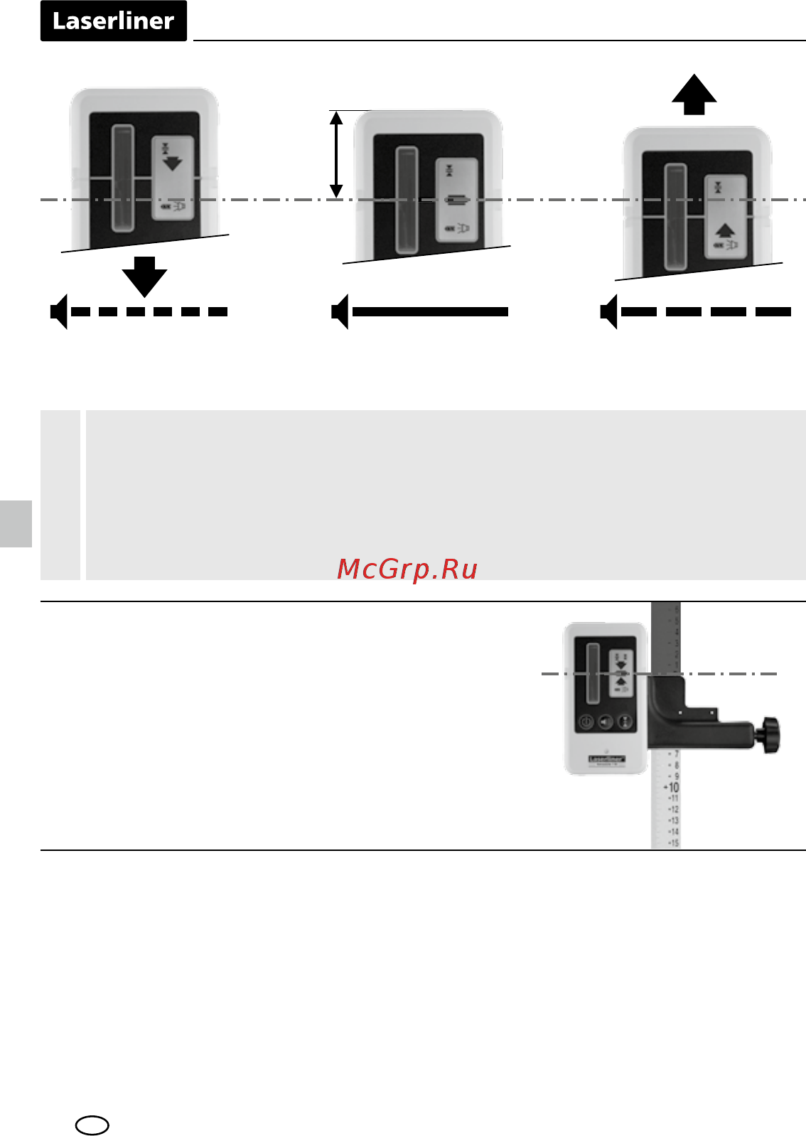 Laserliner SensoLite 110 Set 028.65 [40/48] Perigo devido a exposição a fortes campos magnéticos