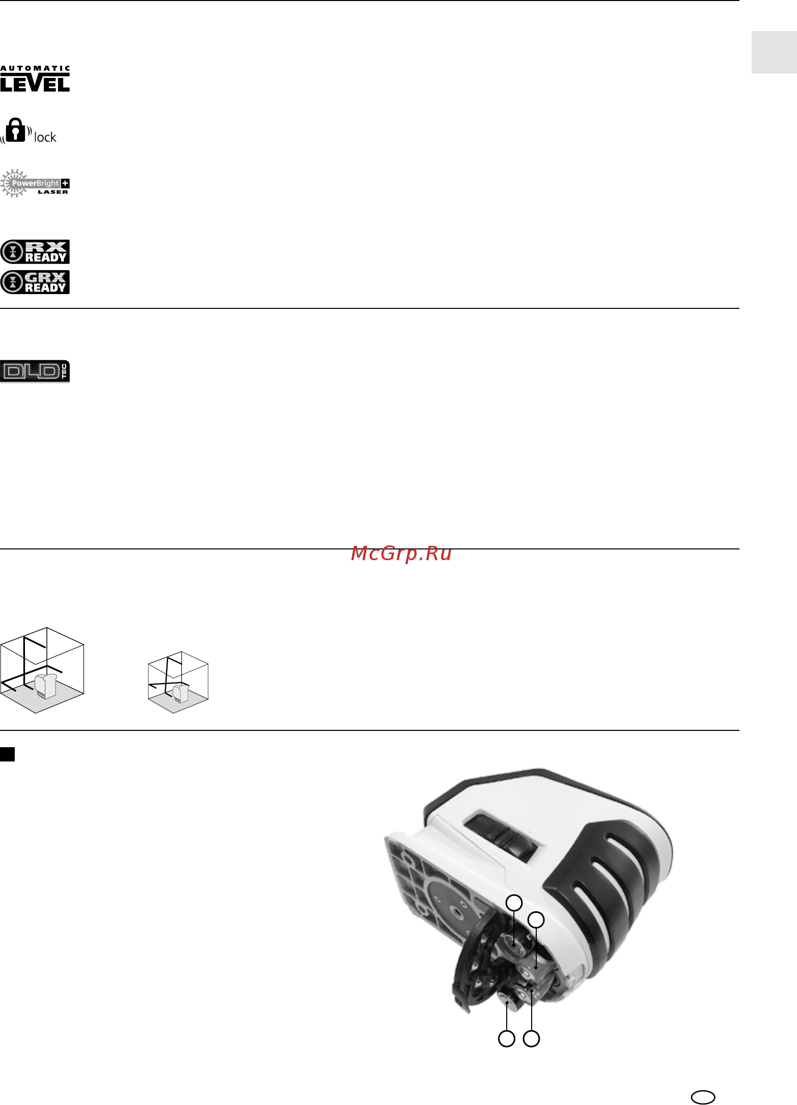 Laserliner MasterCross-Laser 2 031.350A [3/60] Mastercross laser 2 mastercross laser 2g