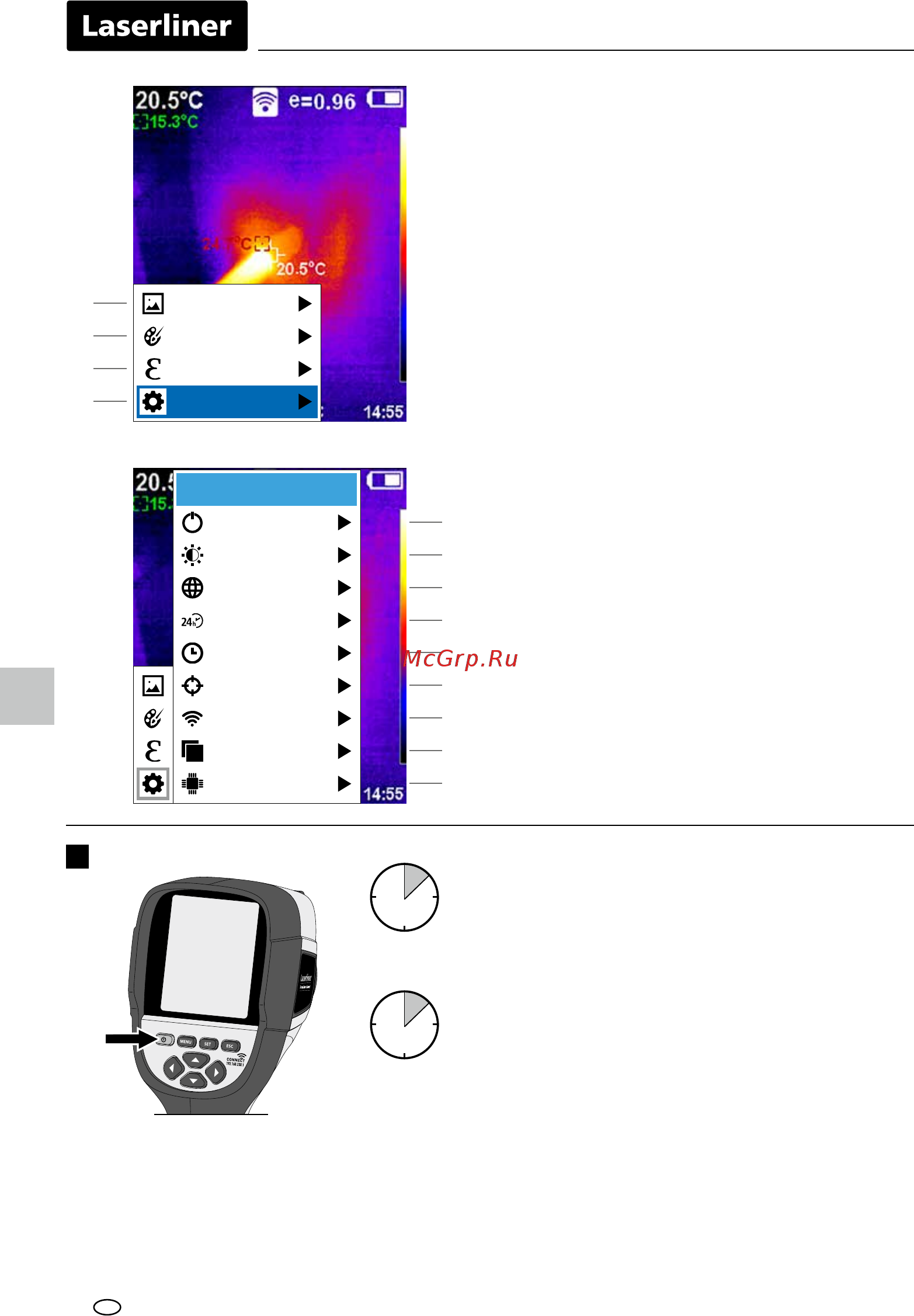 Laserliner ThermoCamera Connect 082.086A [4/64] På av