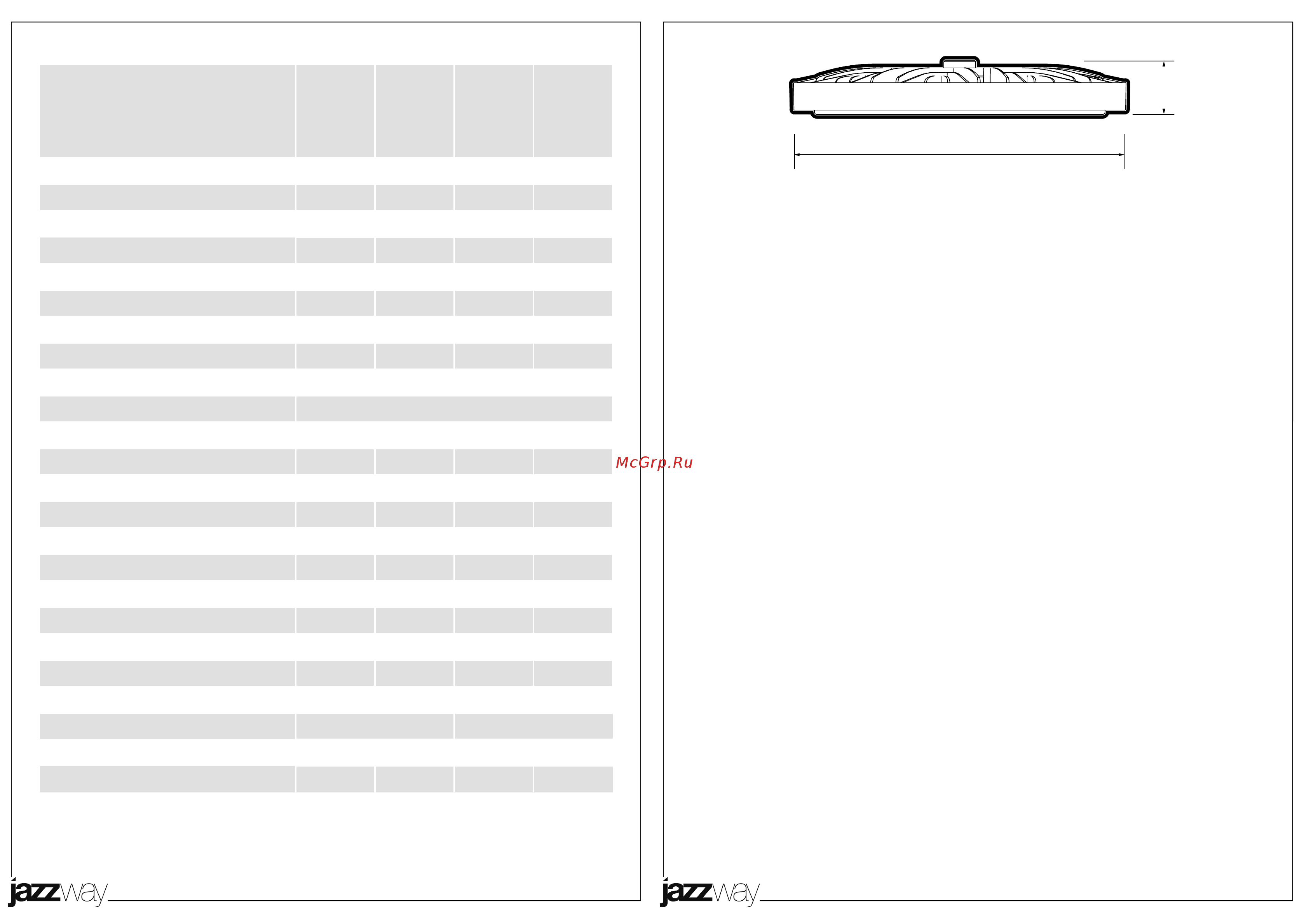 JazzWay PHB UFO 02 200w 4000K IP65 110гр. 5023161 [2/2] Технические характеристики