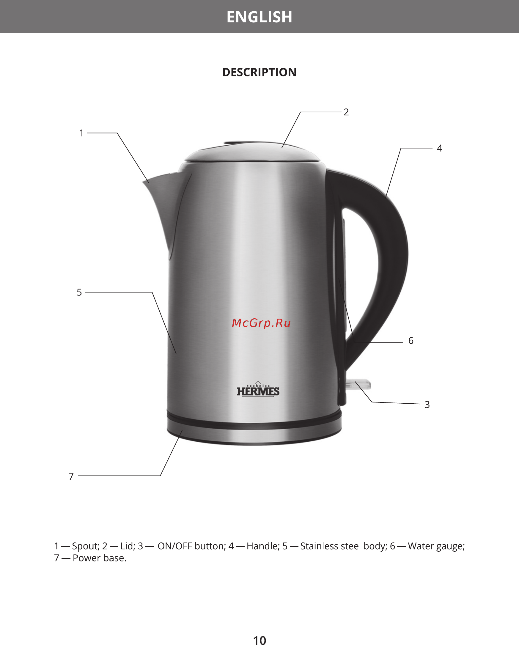 Hermes Technics HT-EK405L [12/20] English