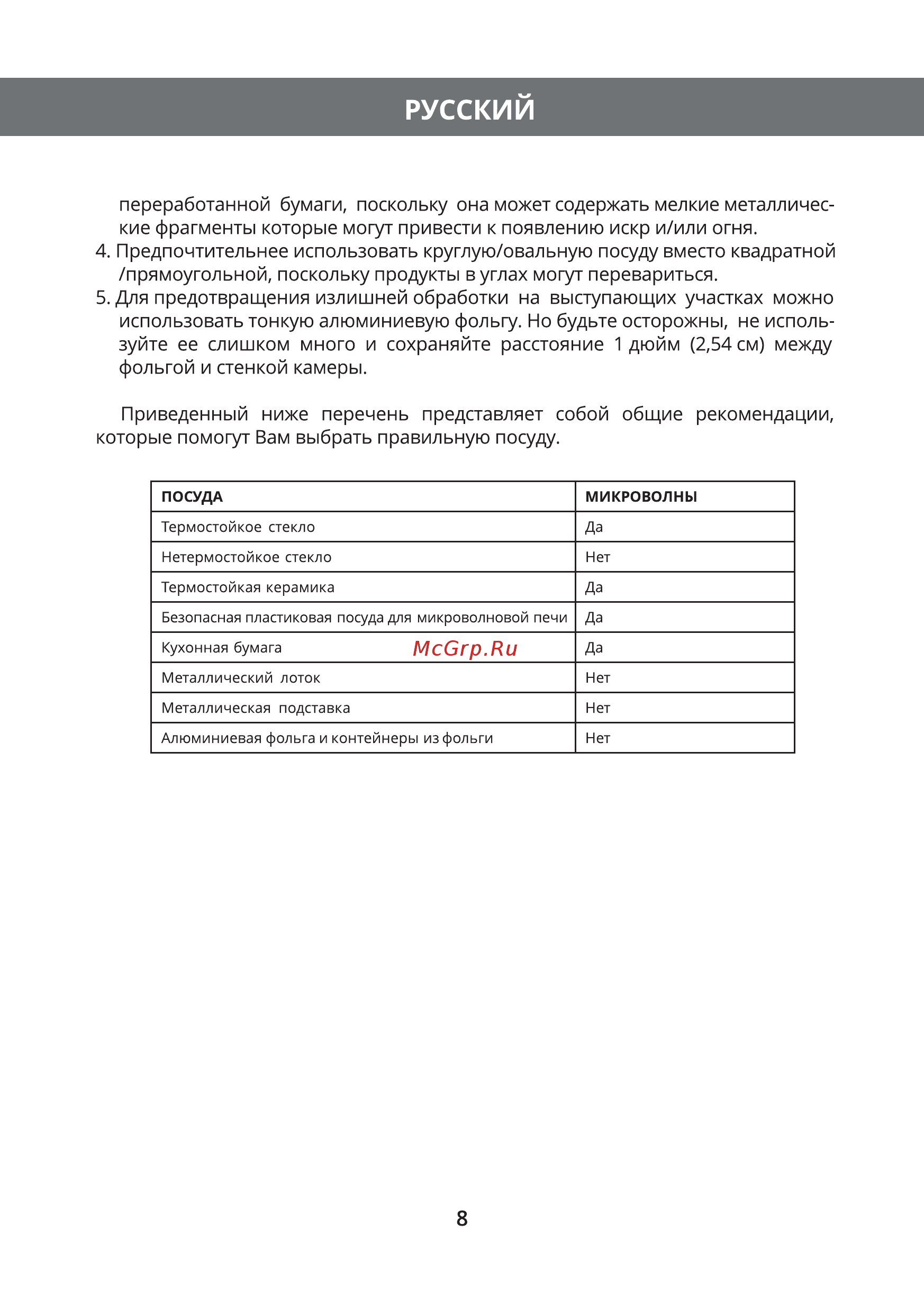 Hermes Technics HT-MW205L [10/28] Русский