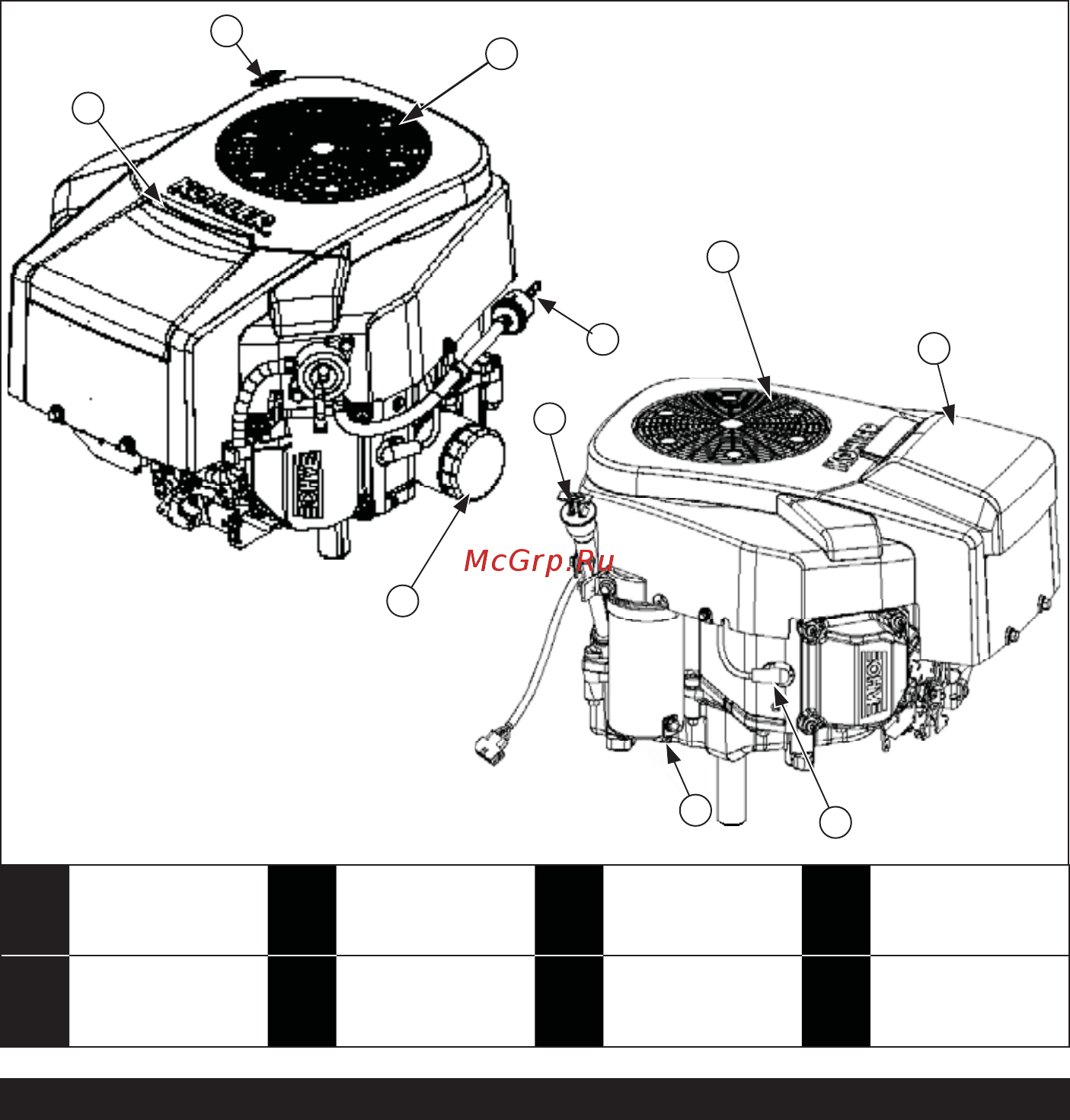 Kohler Courage SV810 Руководство пользователя онлайн [3/8] 481726