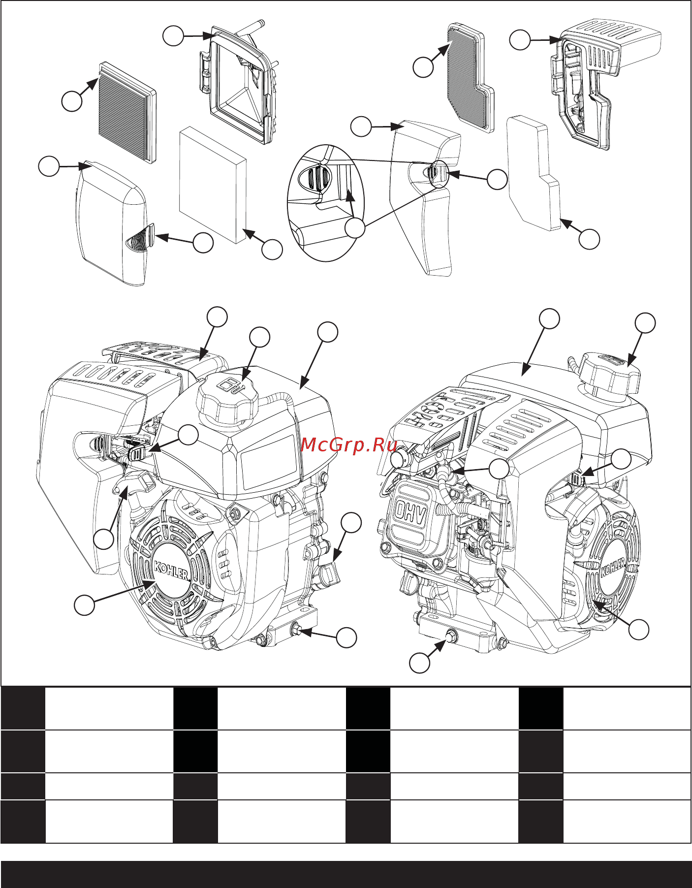 Kohler RH265 Руководство пользователя онлайн [3/8] 481997