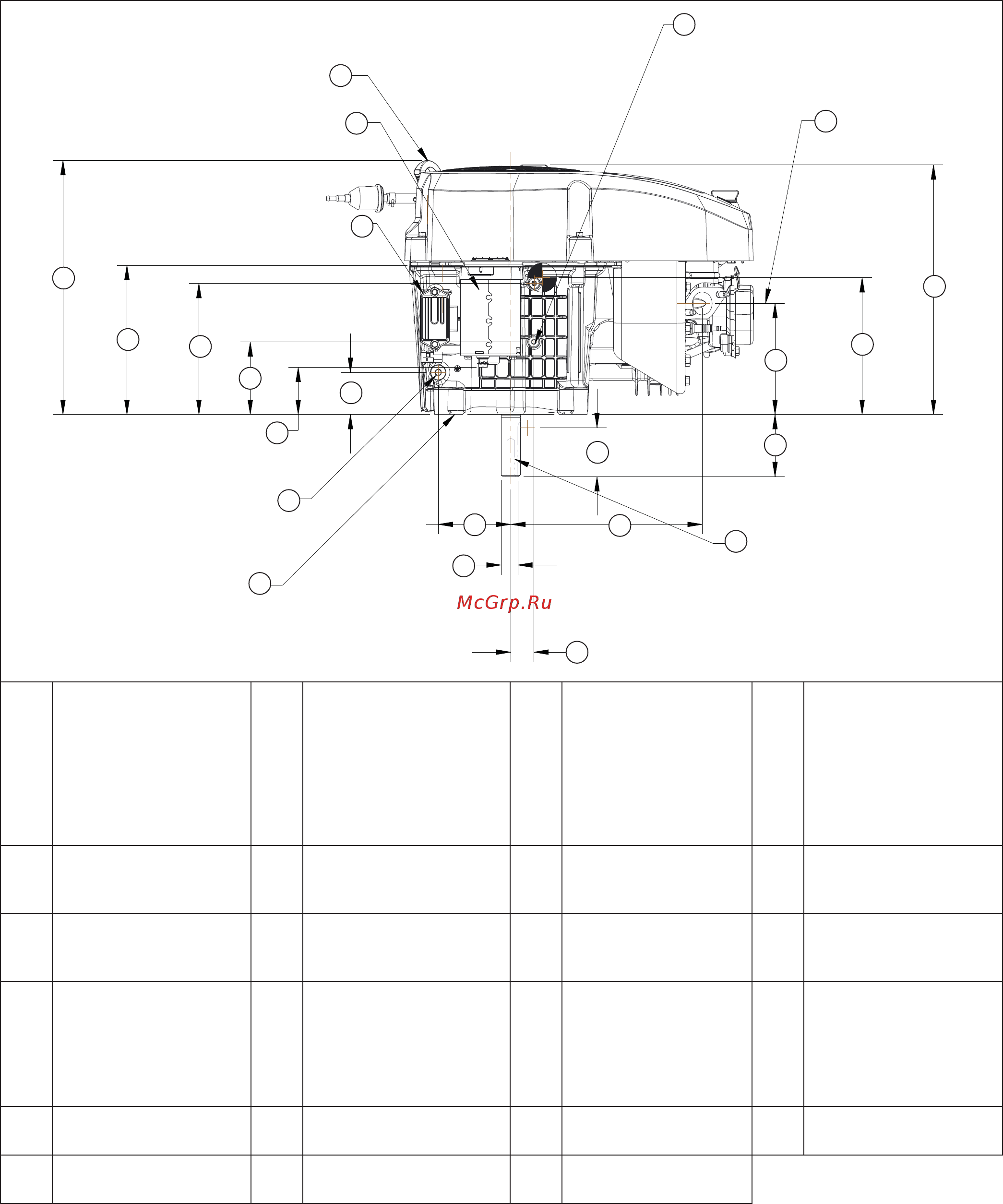 Kohler KS595 [6/92] Speciﬁ cations