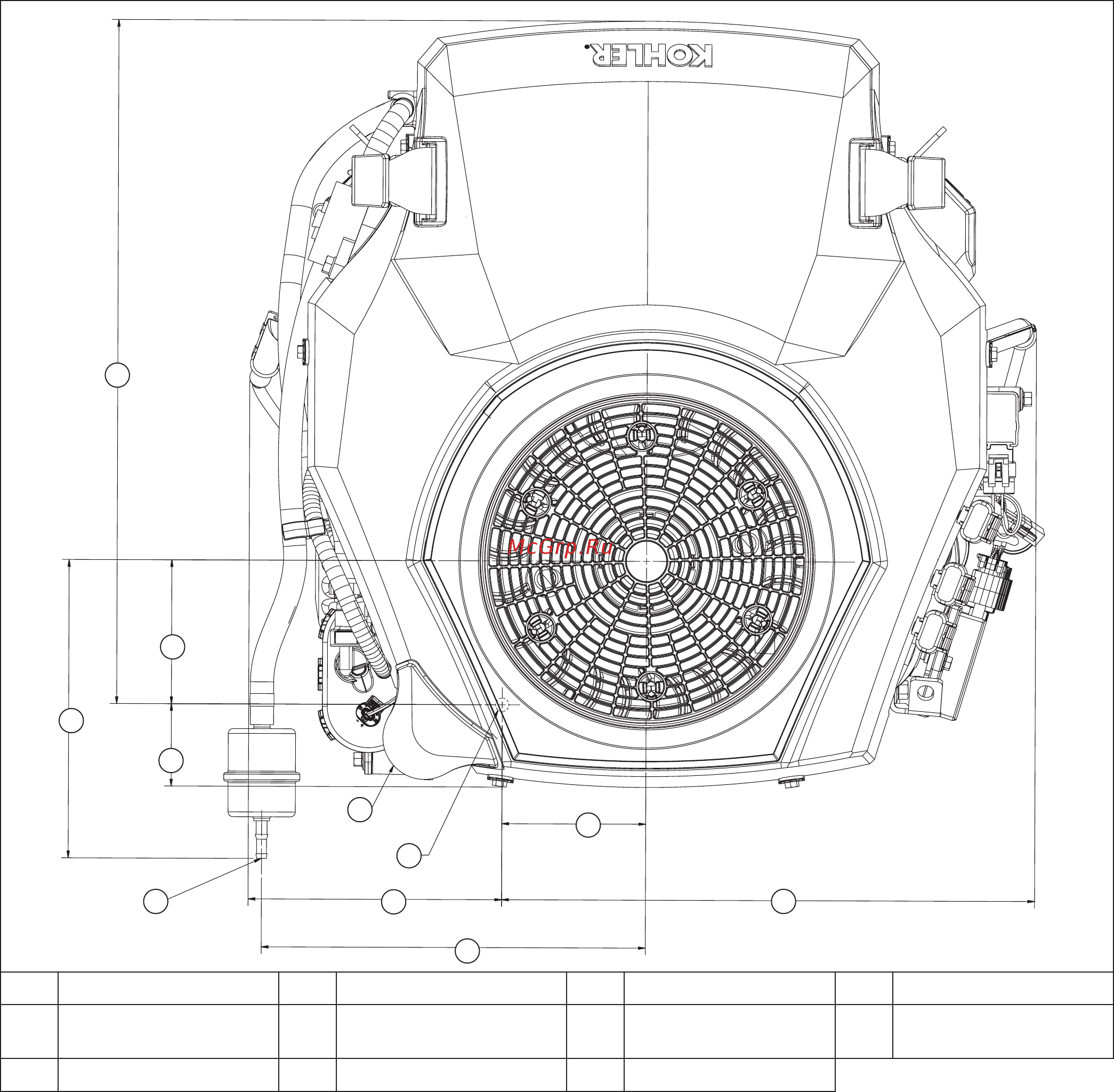 Kohler Confidant EFI EZT715 [10/100] Speciﬁ cations