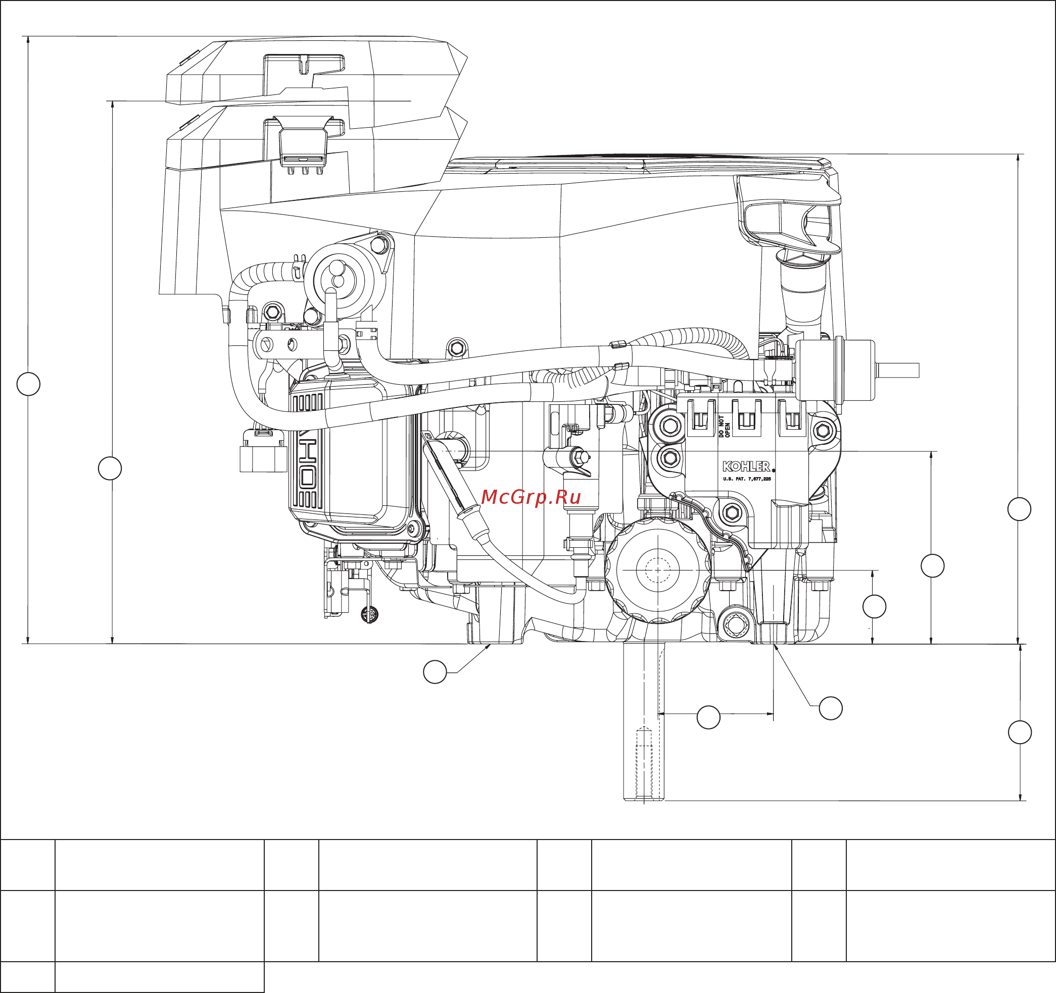 Kohler Confidant EFI EZT715 [11/100] Speciﬁ cations