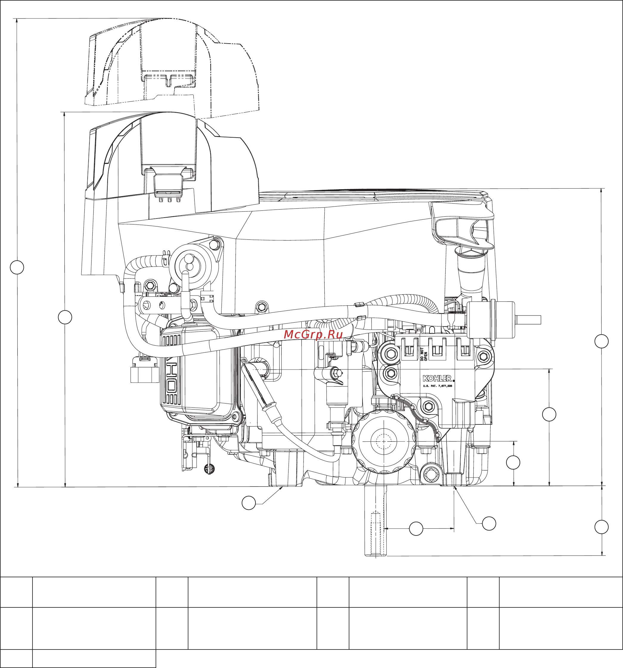 Kohler Confidant EFI EZT715 [6/100] Speciﬁ cations