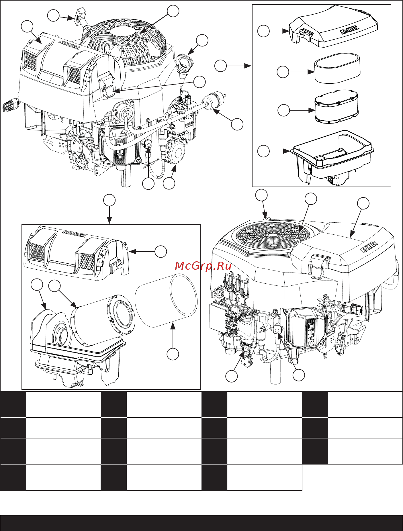 Kohler Confidant EFI EZT715 Руководство пользователя онлайн [3/8] 482156