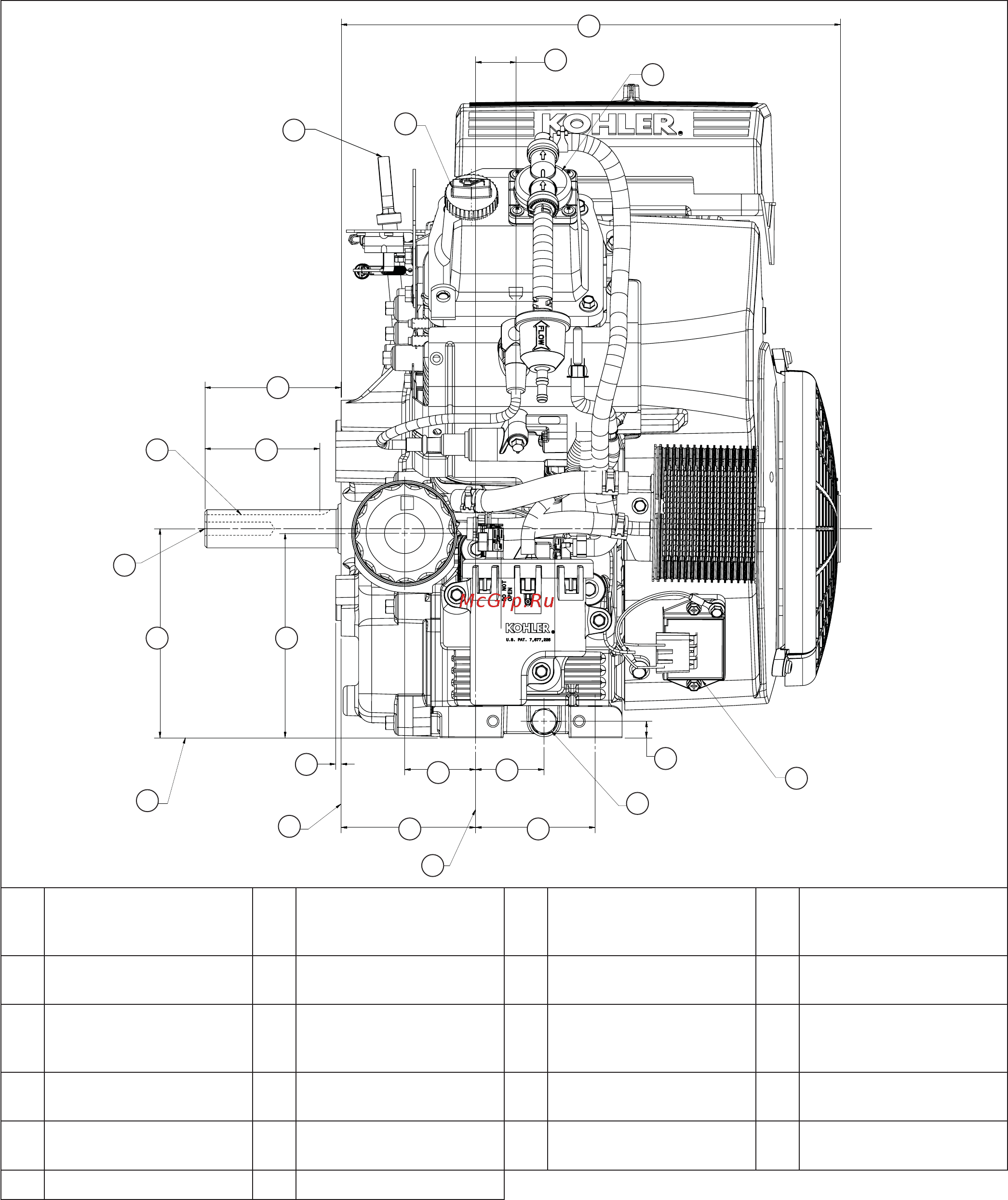 Kohler Command PRO EFI ECH749 [10/180] Speciﬁ cations
