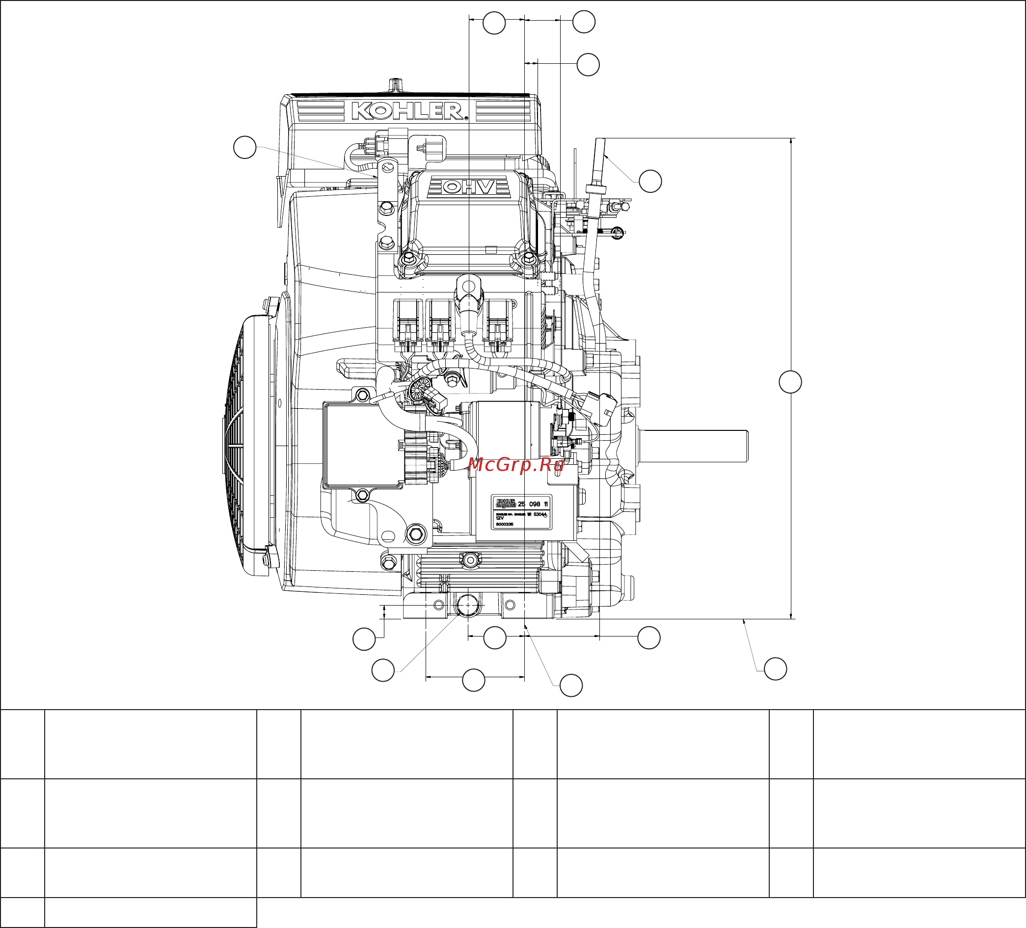 Kohler Command PRO EFI ECH749 [12/180] Speciﬁ cations