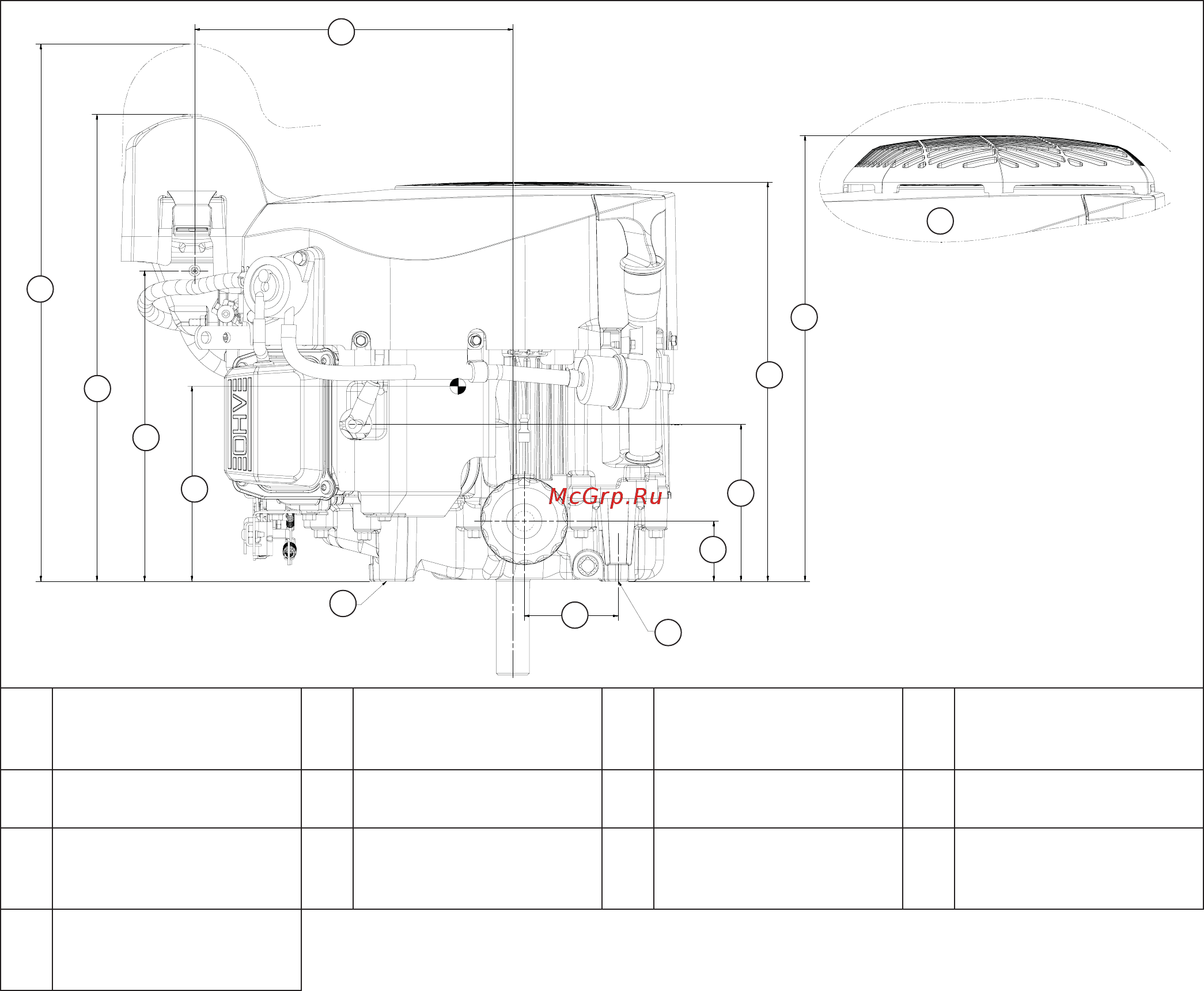 Kohler KT730 [11/96] Speciﬁ cations
