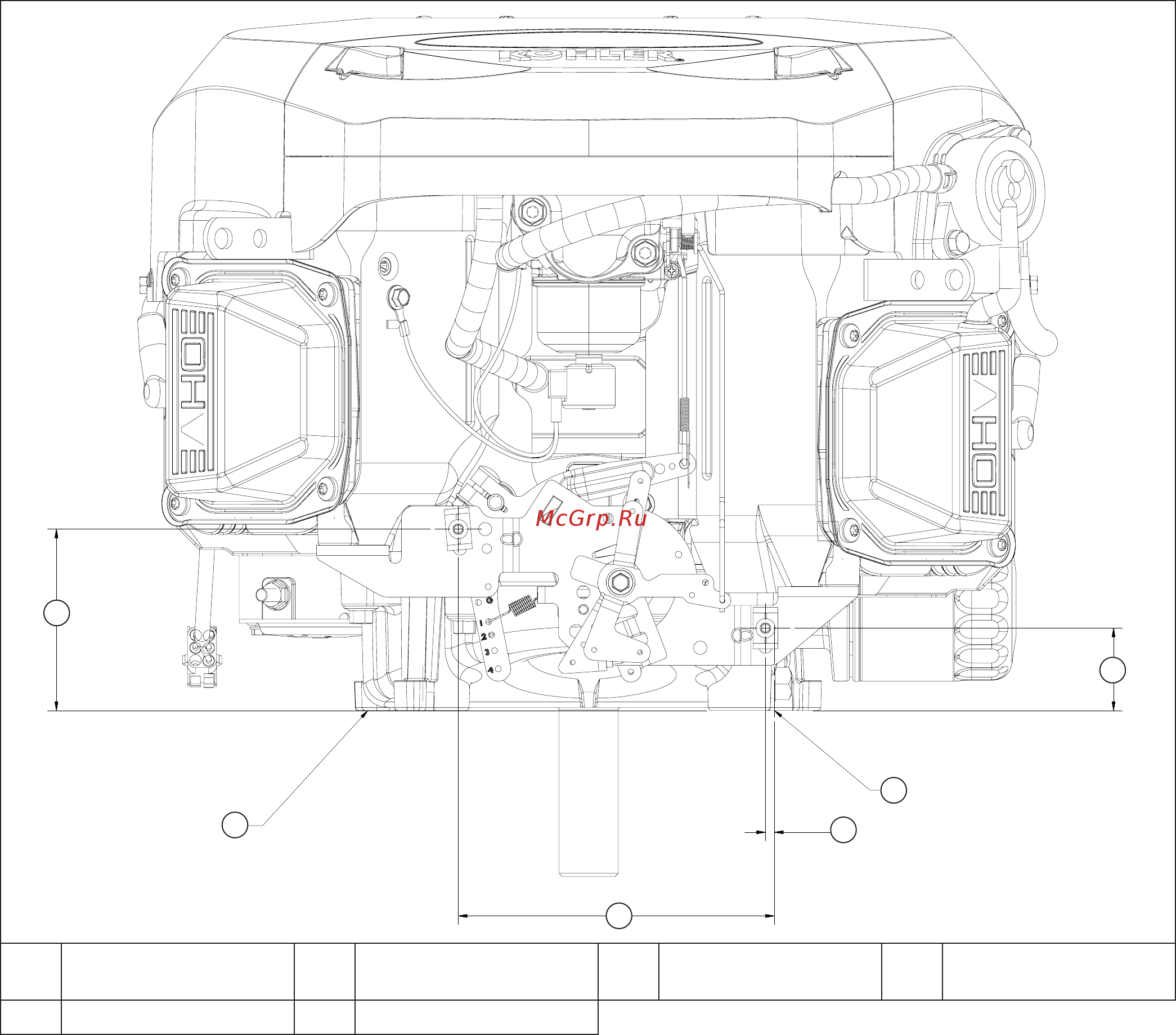 Kohler KT725 [9/96] Speciﬁ cations