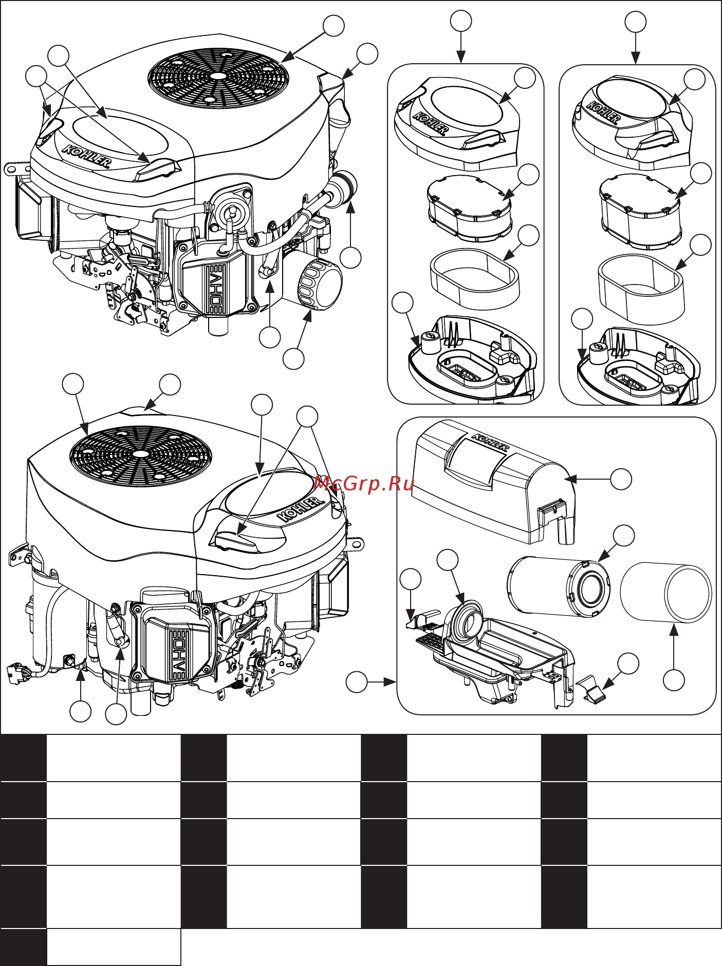 Kohler KT620 Руководство пользователя онлайн [3/8] 482152