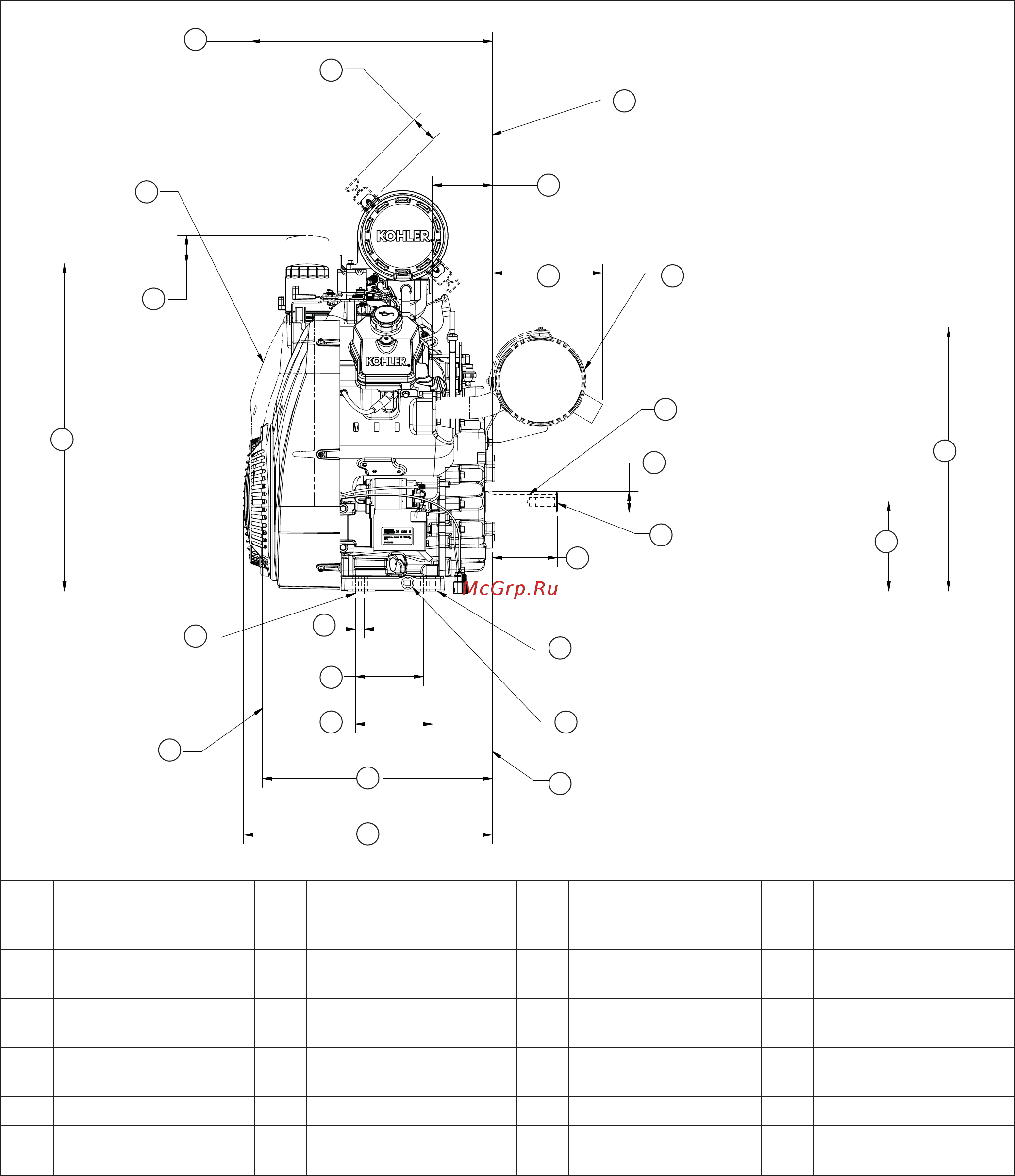 Kohler Command PRO CH940 [7/88] Speciﬁ cations