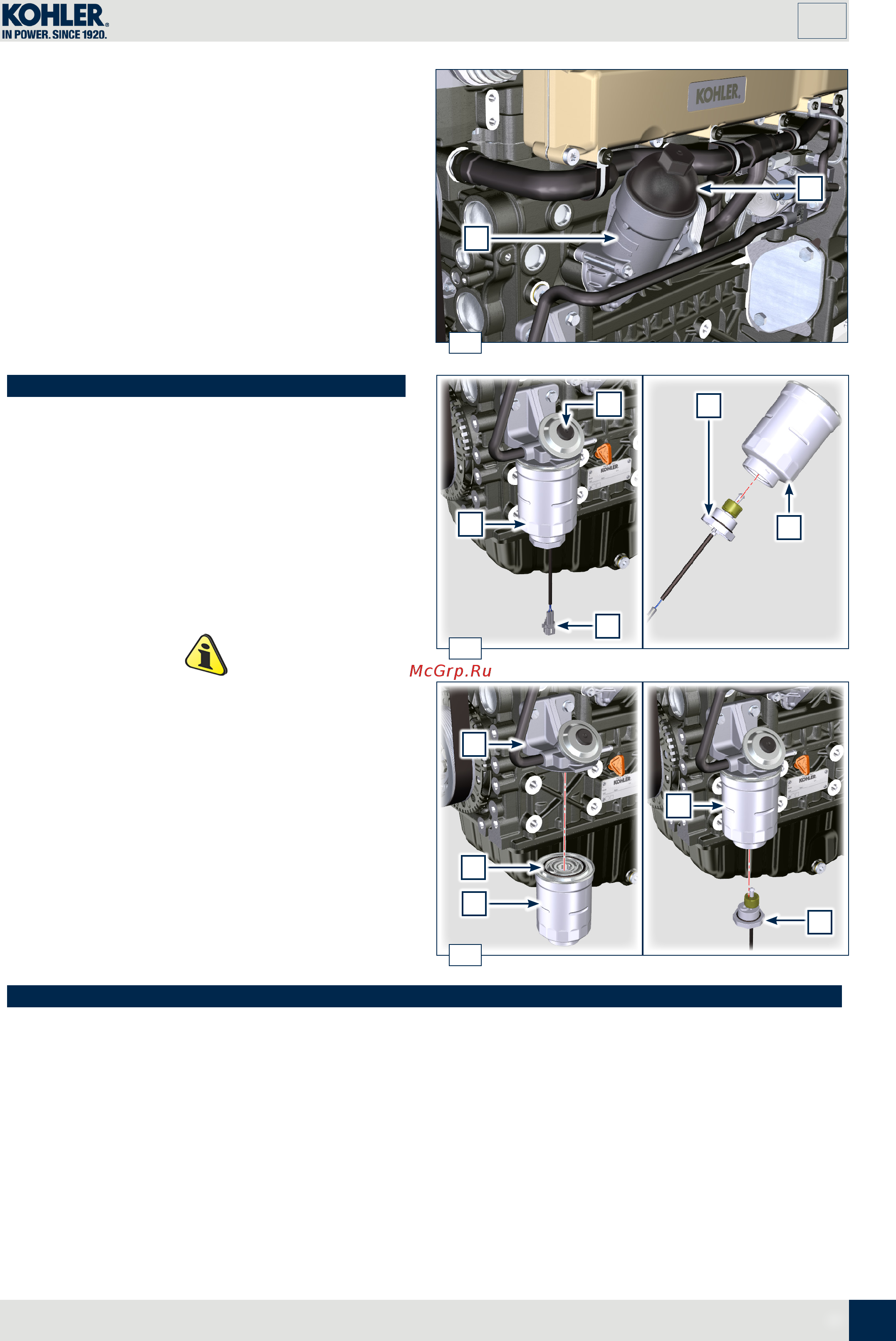 Kohler Common Rail KDI3404TCR [31/40] Information about replacements