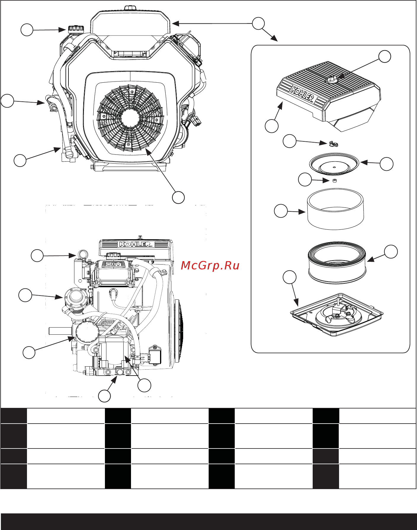 Kohler Command PRO CH730LP Руководство пользователя онлайн [3/12] 482481
