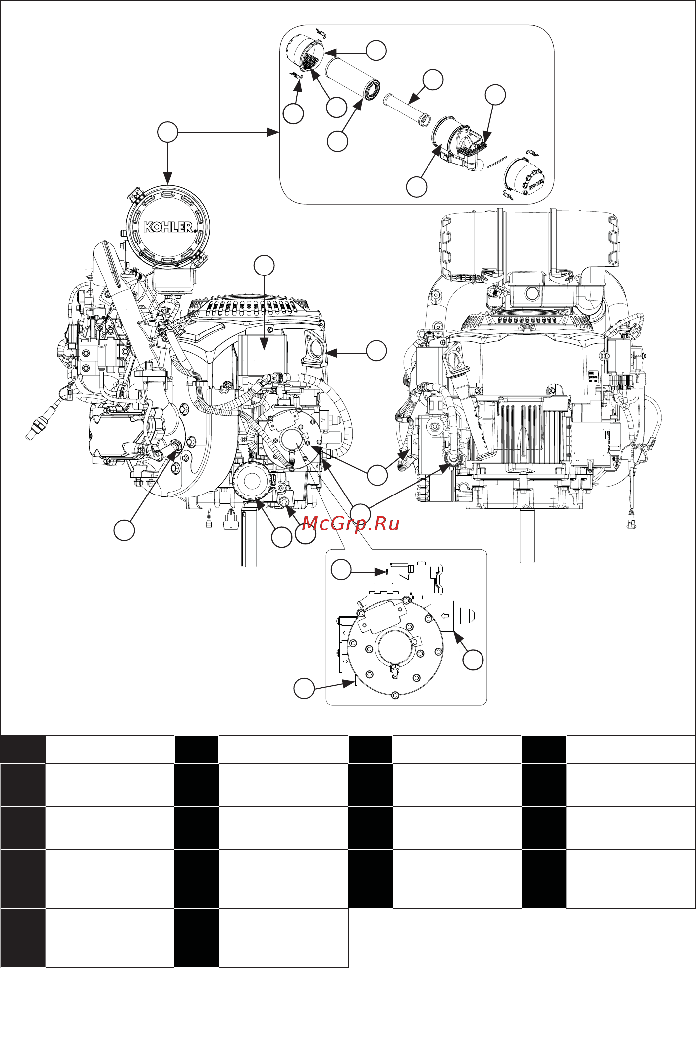 Kohler Command PRO EFI propane PCV860 Руководство пользователя онлайн [3/10] 482502