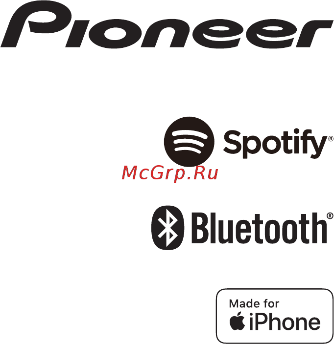 Pioneer DEH-S420BT Инструкция по эксплуатации онлайн