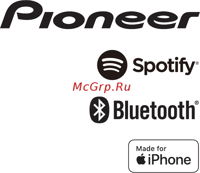 Pioneer MVH-MS410BT Инструкция по эксплуатации онлайн