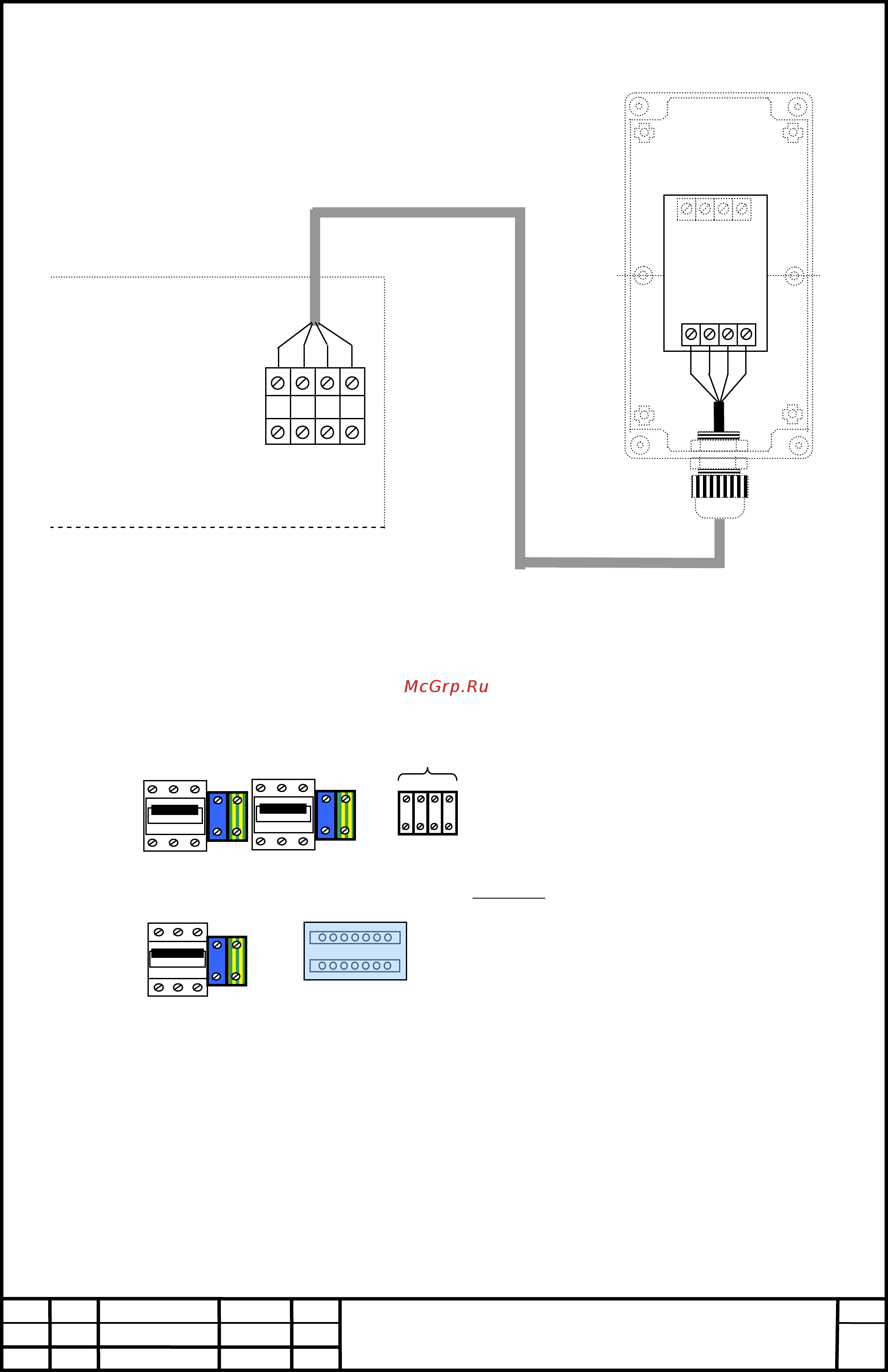 Полигон ТРТ – 2500М - 380 (220) IP54* [7/7] Схема соединения контрольного выхода разделительного трансформатора и поста дистанционного контроля пдк 02