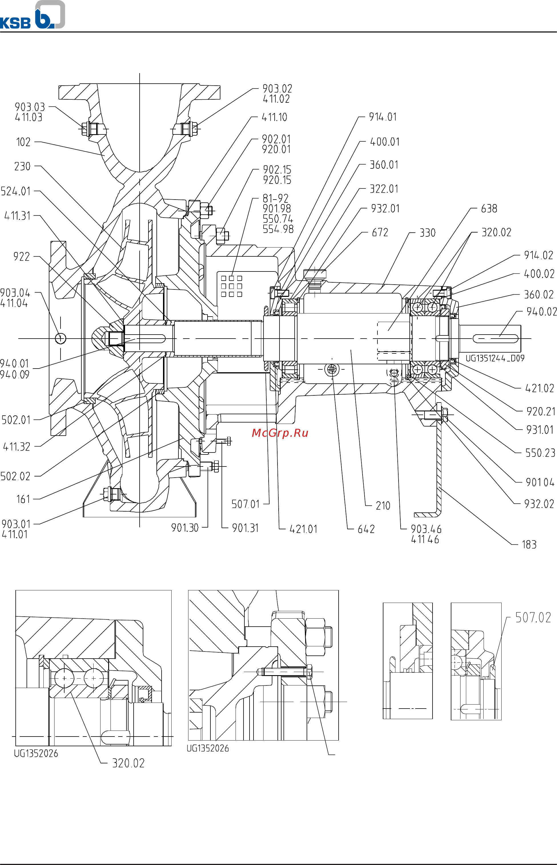 KSB MegaCPK 040-025-200 [23/30] Megacpk
