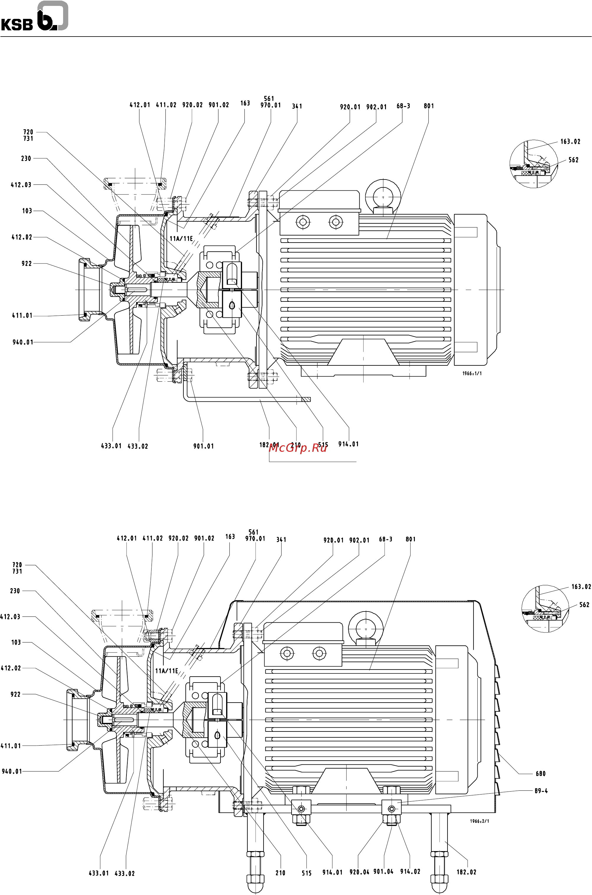 KSB Vitachrom 65-160/402 112M Технические данные онлайн [31/36] 487413