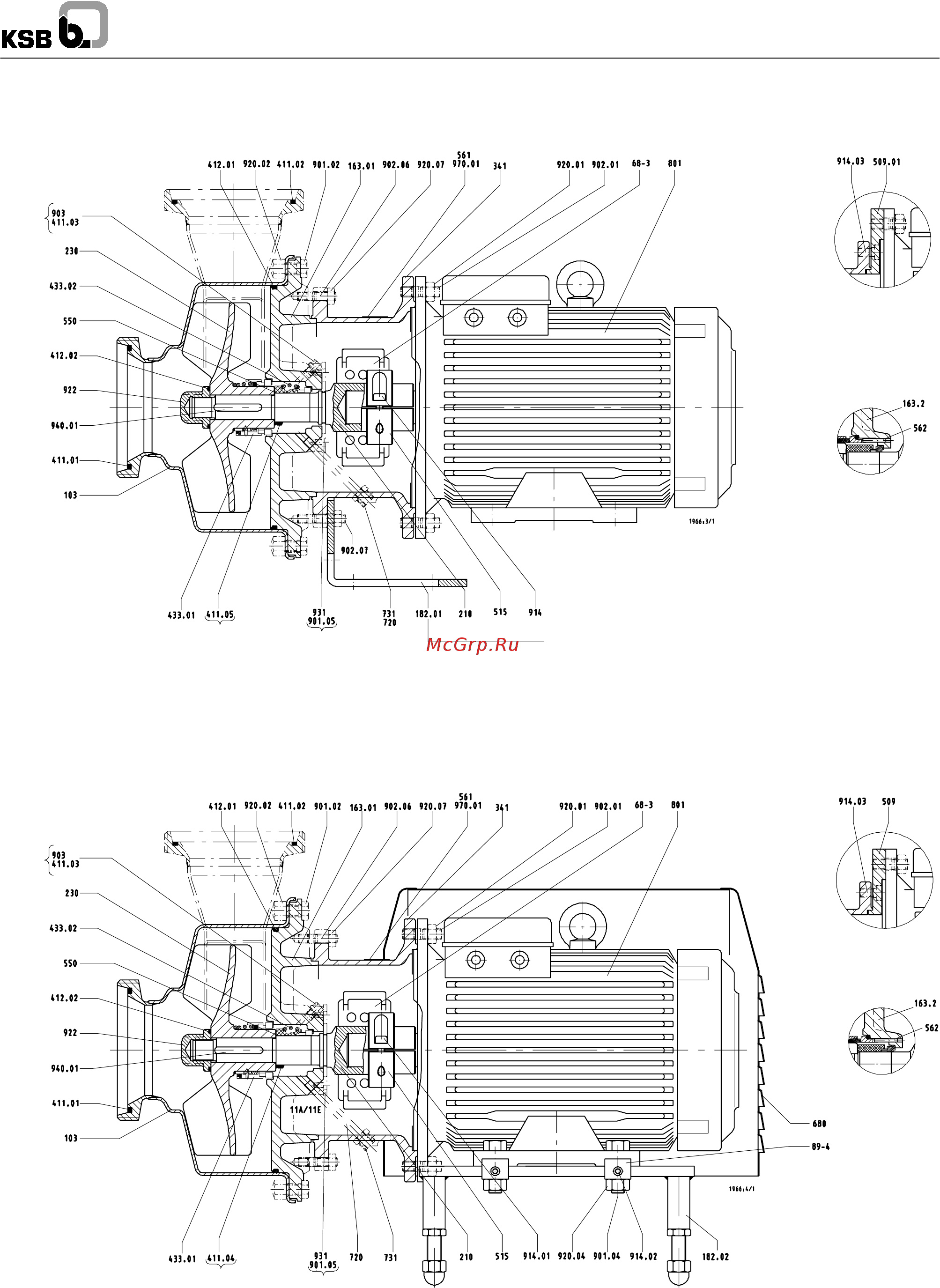 KSB Vitachrom 65-160/402 112M Технические данные онлайн [33/36] 487413
