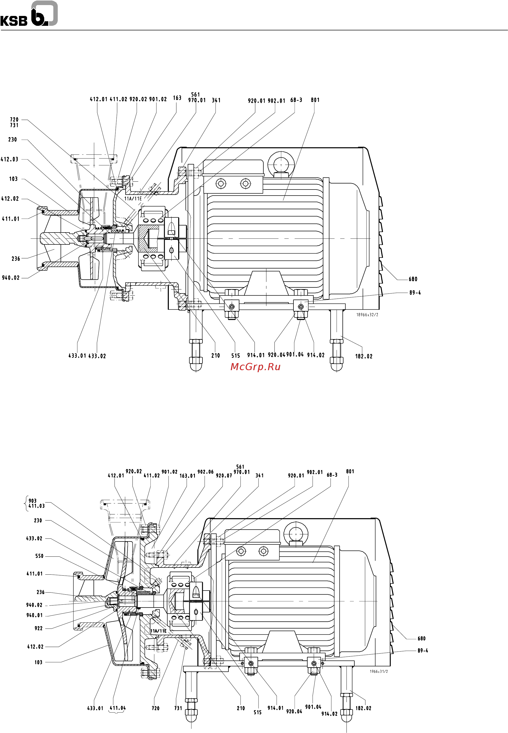 KSB Vitachrom 65-160/402 112M Технические данные онлайн [34/36] 487413
