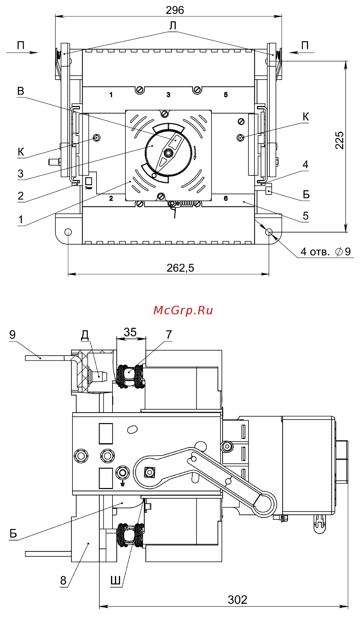 КЭАЗ ВА57-39-344750-400А-4000-690AC-НР230AC/220DC-УХЛ3 Инструкция по эксплуатации онлайн [22/36] 488300